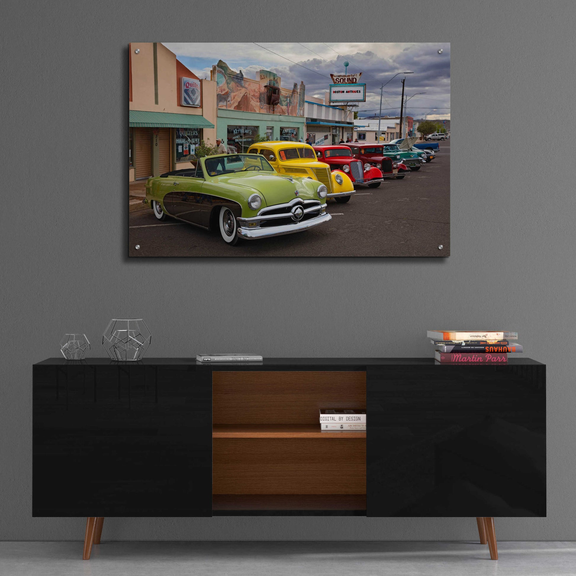 Epic Art 'Route 66 Fun Run Kingman' by Mike Jones, Acrylic Glass Wall Art,36x24