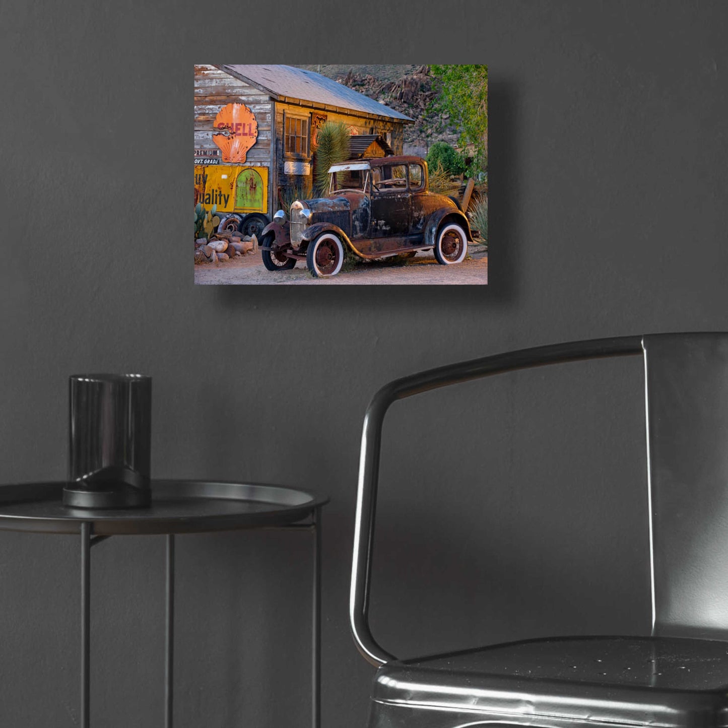 Epic Art 'Route 66 near Peach Springs' by Mike Jones, Acrylic Glass Wall Art,16x12