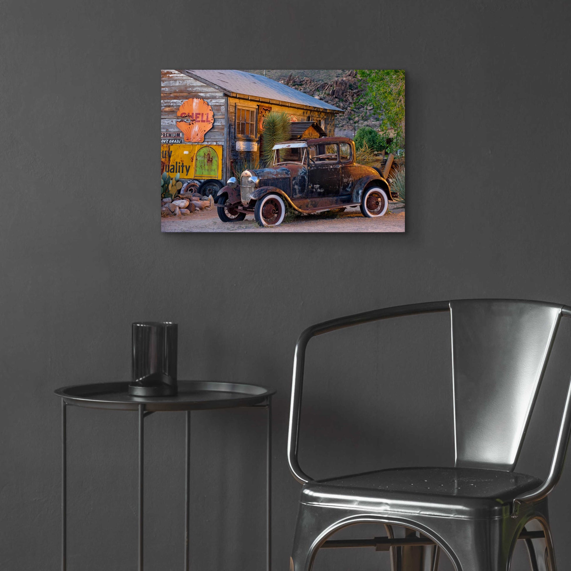 Epic Art 'Route 66 near Peach Springs' by Mike Jones, Acrylic Glass Wall Art,24x16