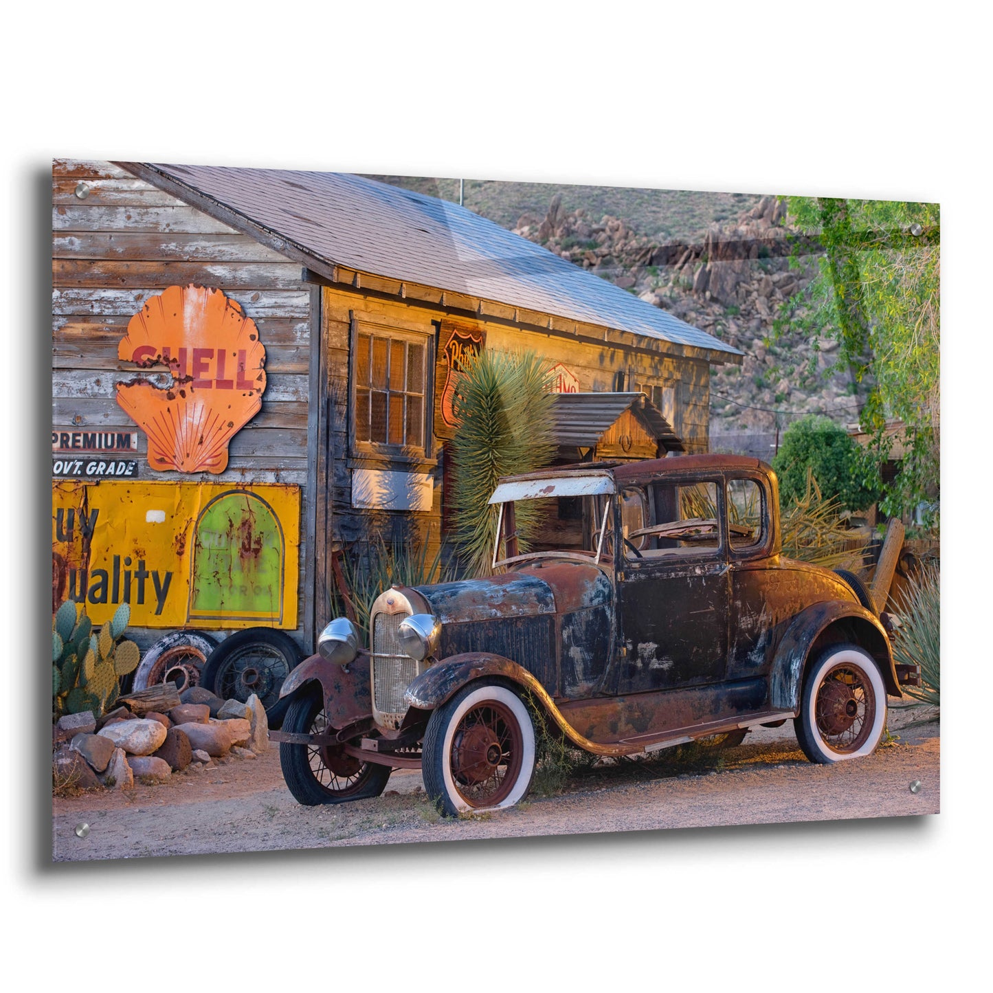 Epic Art 'Route 66 near Peach Springs' by Mike Jones, Acrylic Glass Wall Art,36x24