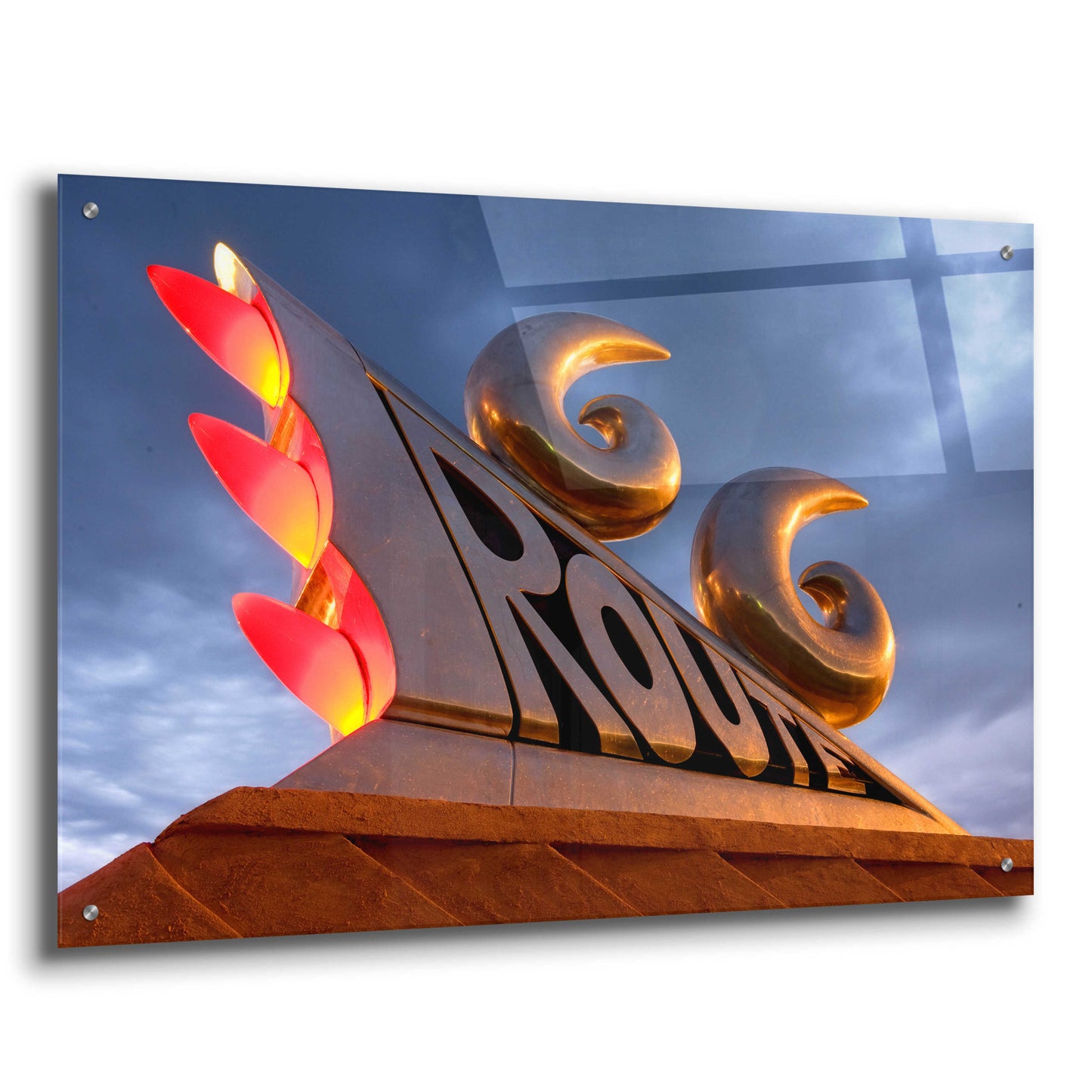 Epic Art 'Tucumcari Sculpture' by Mike Jones, Acrylic Glass Wall Art,36x24