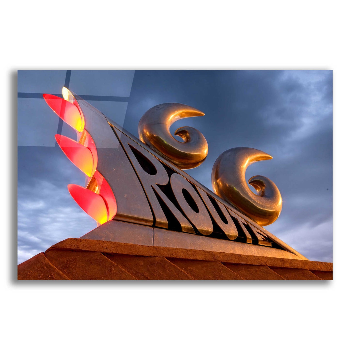 Epic Art 'Tucumcari Sculpture' by Mike Jones, Acrylic Glass Wall Art