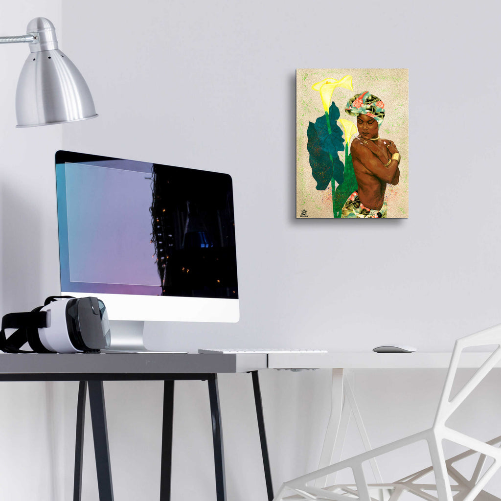 Epic Art 'Woman Strong II' by Alonzo Saunders, Acrylic Glass Wall Art,12x16