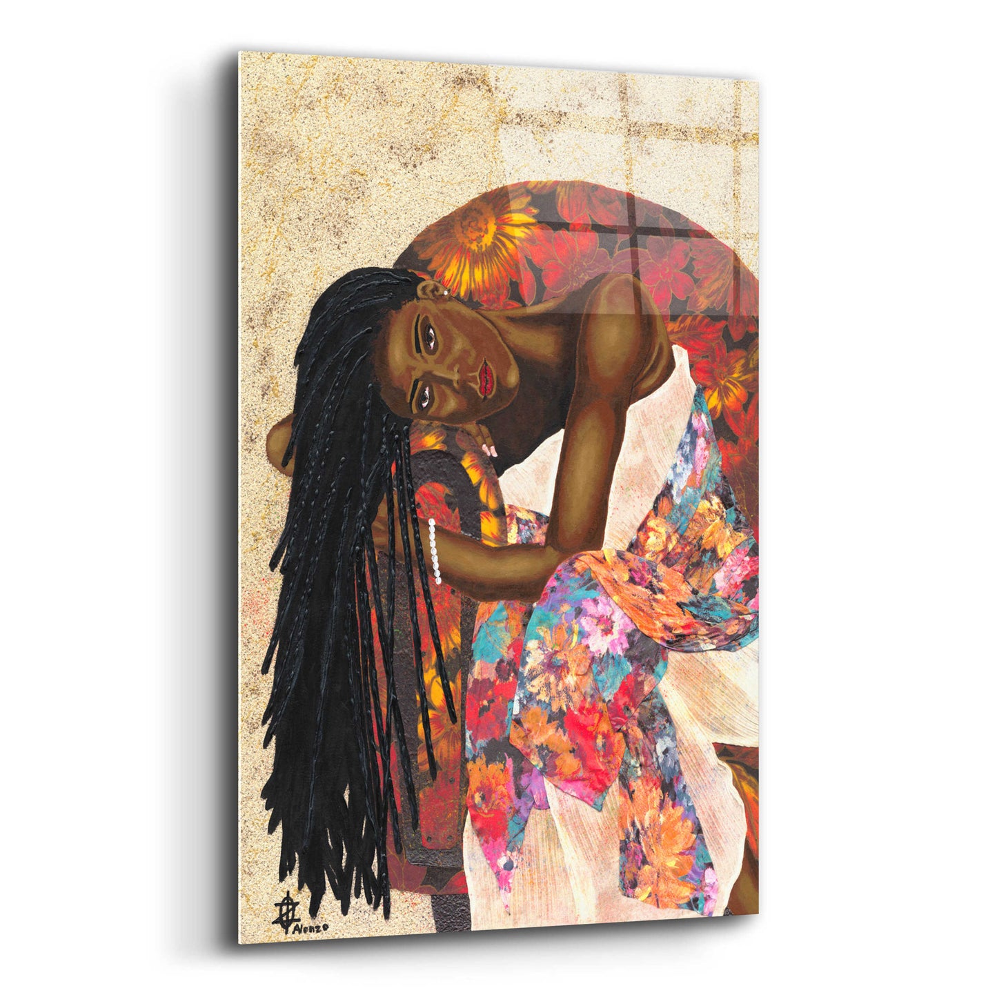 Epic Art 'Woman Strong III' by Alonzo Saunders, Acrylic Glass Wall Art,12x16