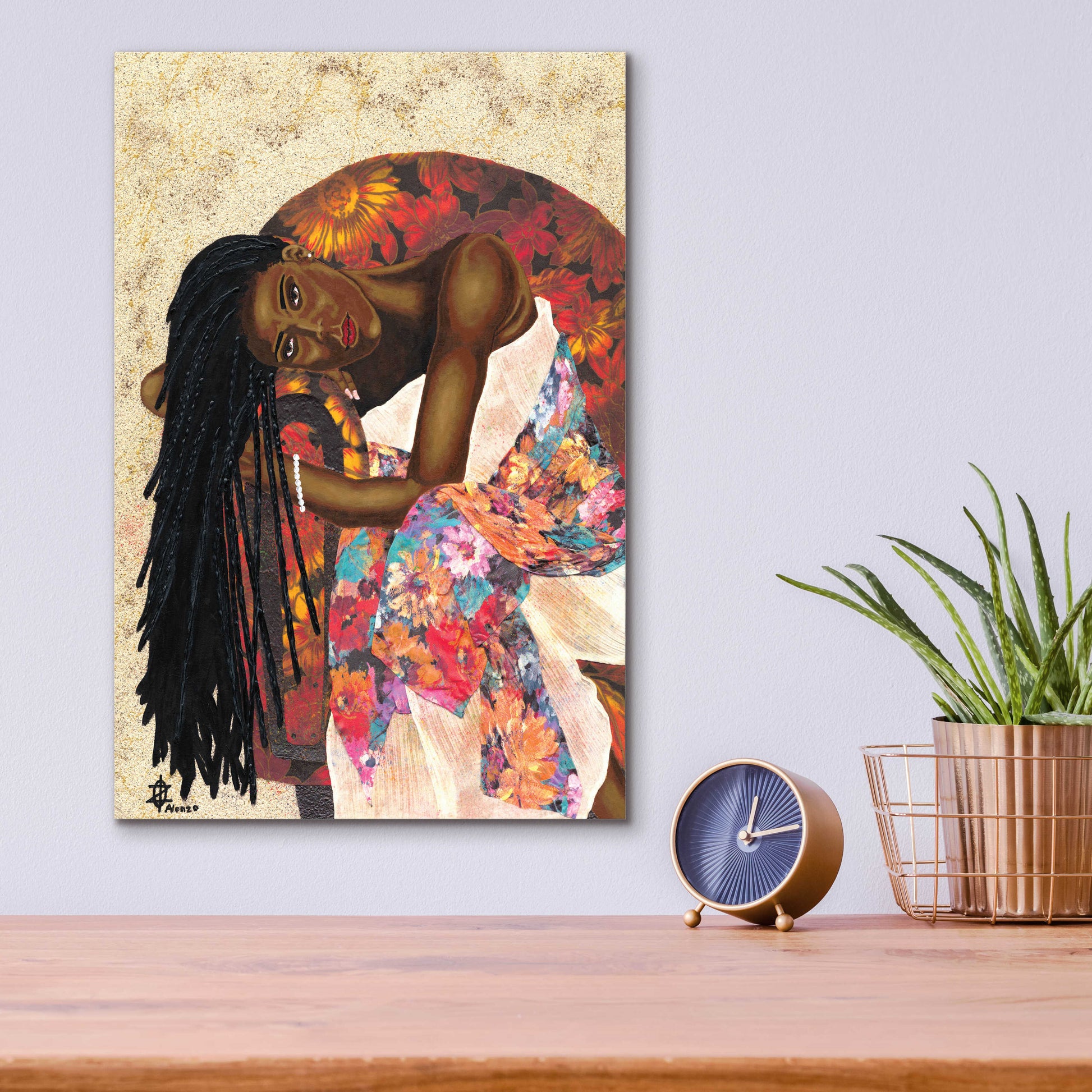 Epic Art 'Woman Strong III' by Alonzo Saunders, Acrylic Glass Wall Art,12x16