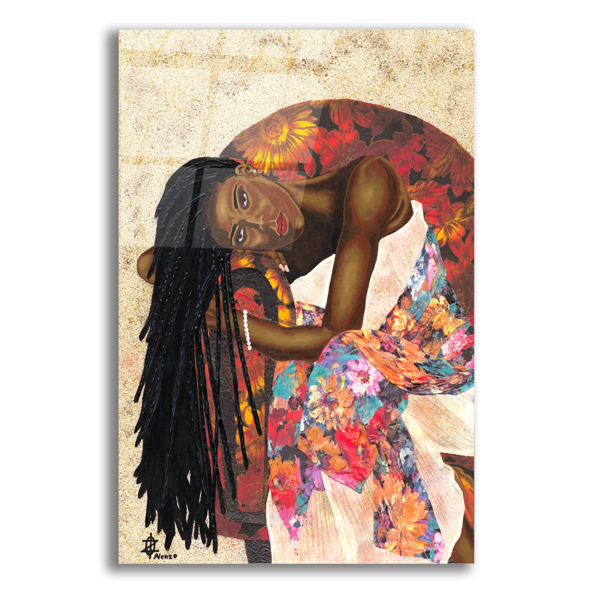 Epic Art 'Woman Strong III' by Alonzo Saunders, Acrylic Glass Wall Art,12x16