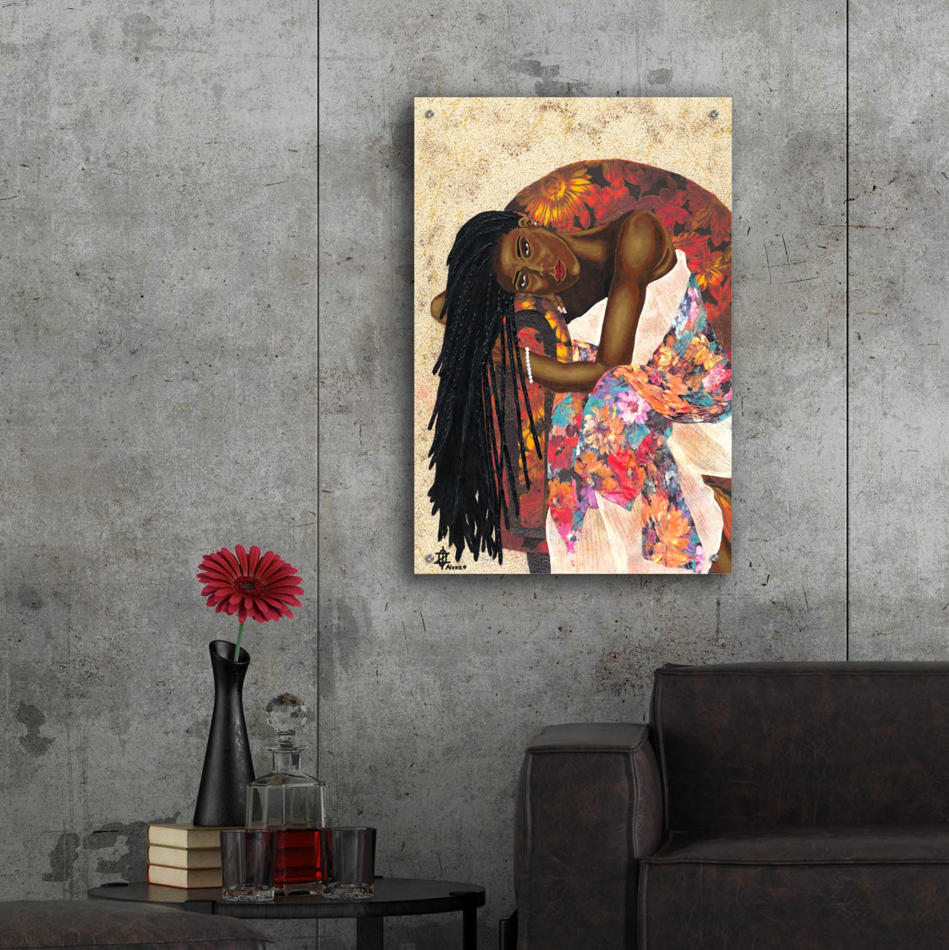 Epic Art 'Woman Strong III' by Alonzo Saunders, Acrylic Glass Wall Art,24x36