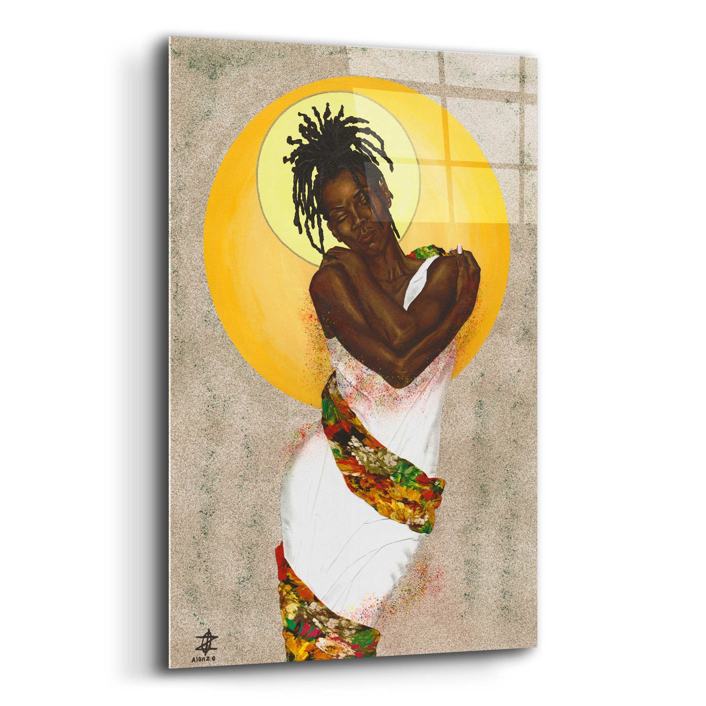 Epic Art 'Her Love' by Alonzo Saunders, Acrylic Glass Wall Art,12x16