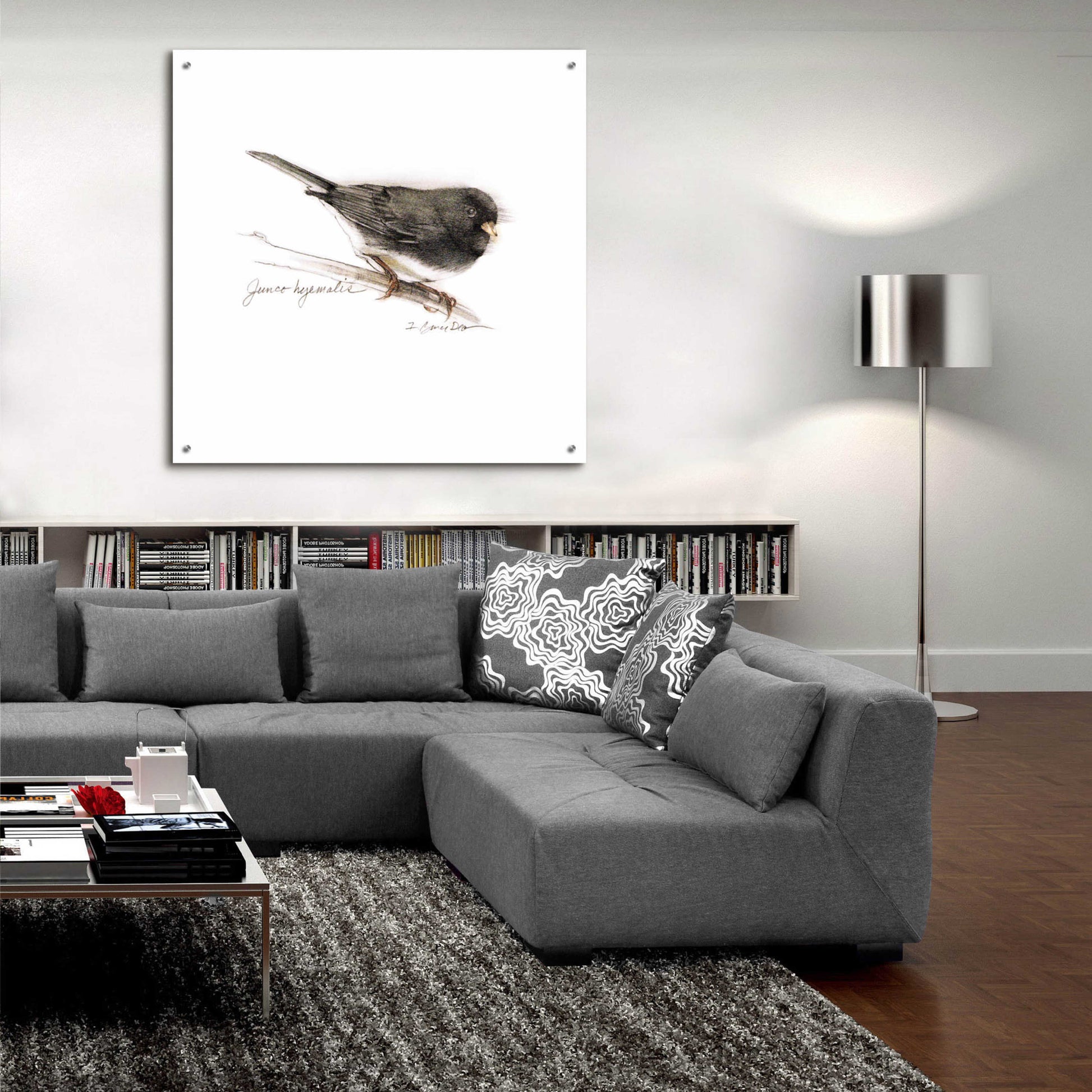 Epic Art 'Songbird Study V' by Bruce Dean, Acrylic Glass Wall Art,36x36