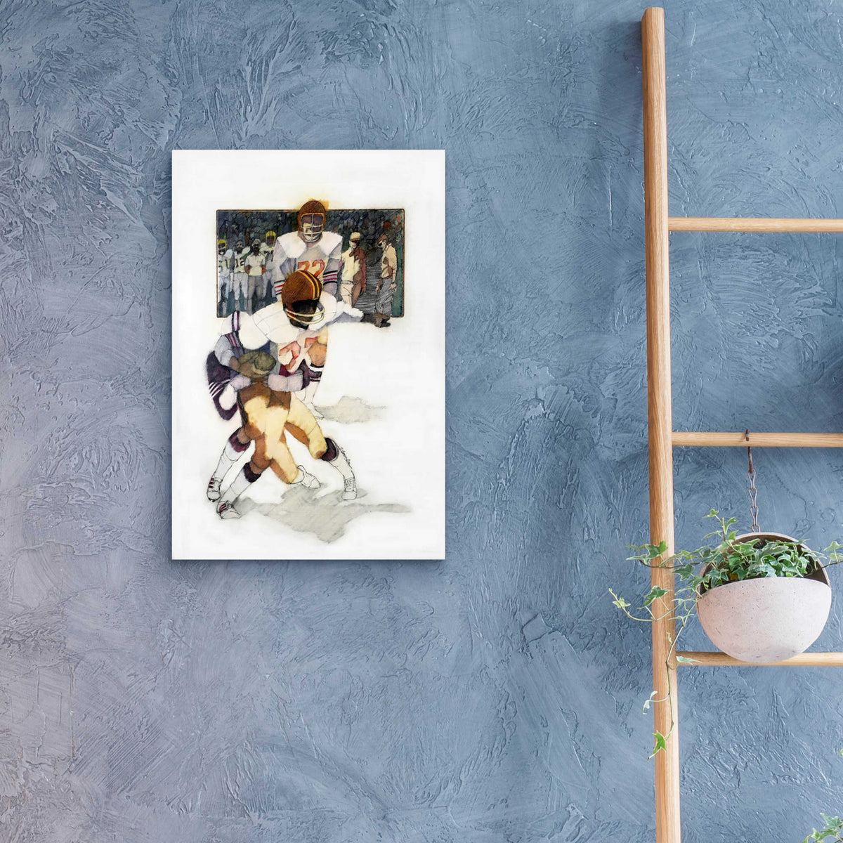 The Tackle by Bruce Dean - 16x24 acrylic wall art in a room