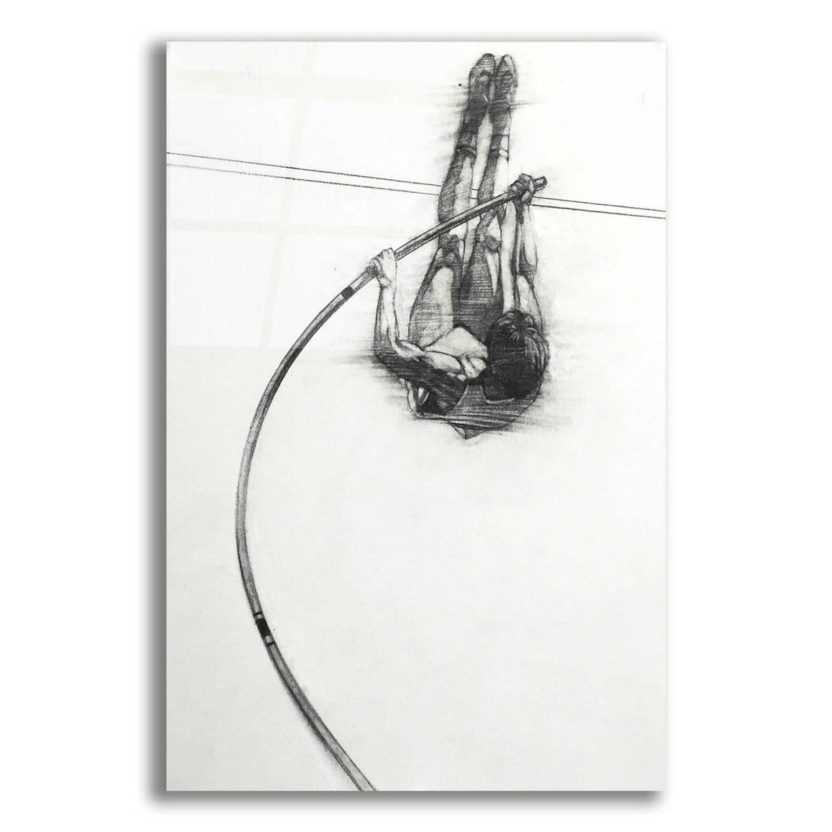 The Vaulter by Bruce Dean acrylic glass wall art