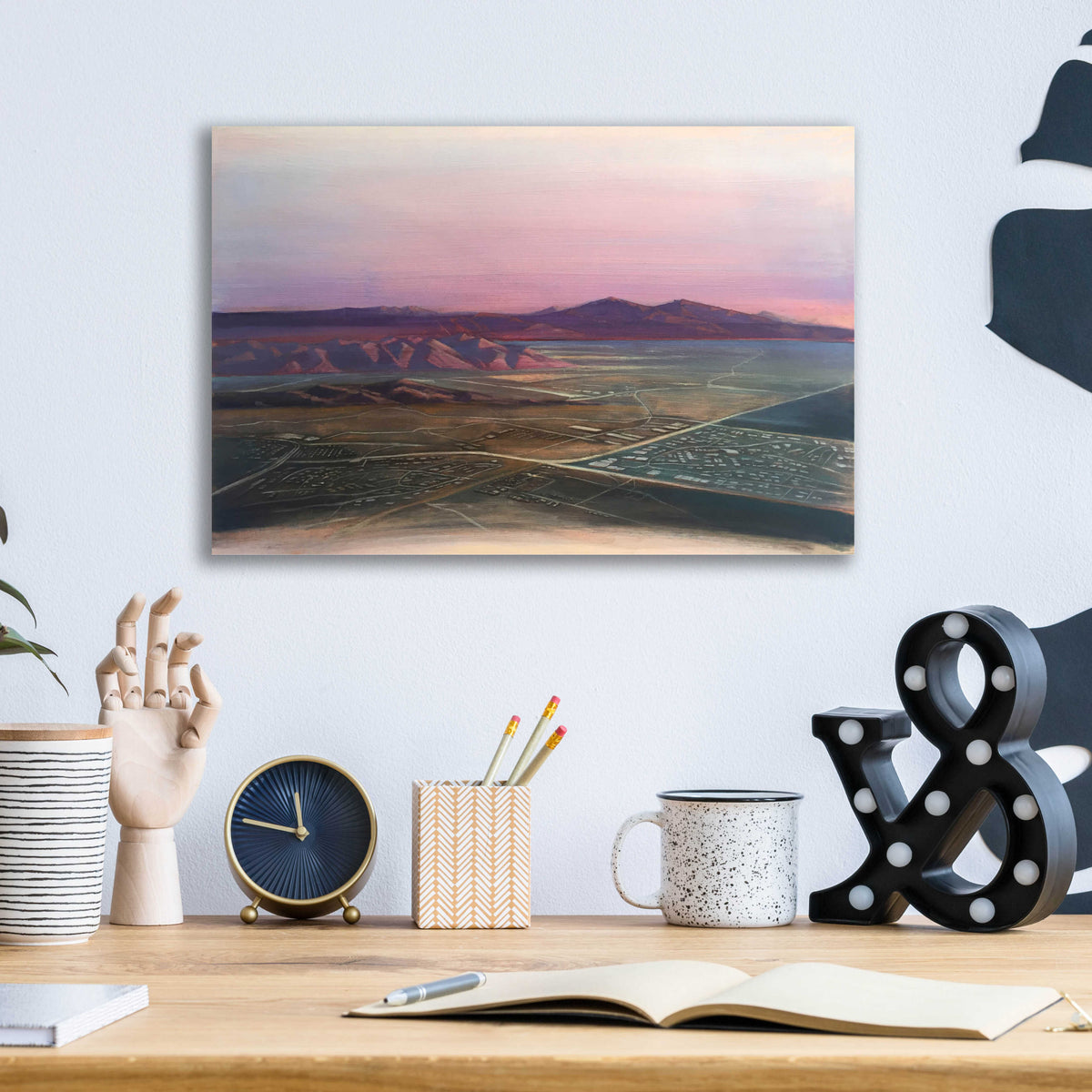 Breathtaking Valley by Bruce Dean - 16x12 acrylic wall art in a room