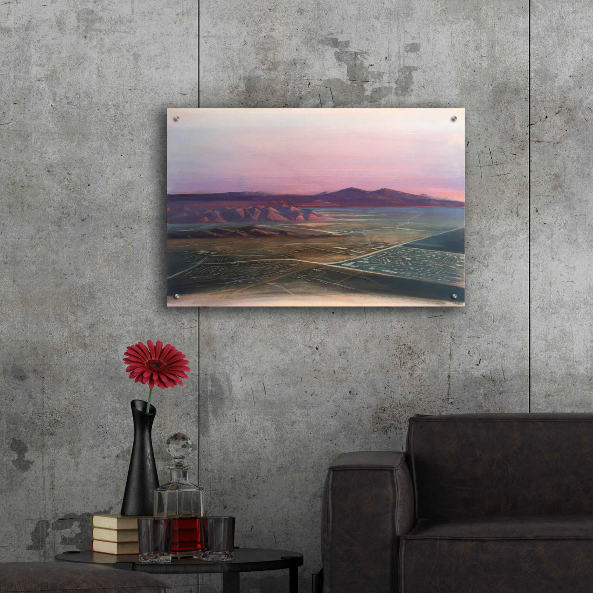 Epic Art 'Breathtaking Valley' by Bruce Dean, Acrylic Glass Wall Art,36x24