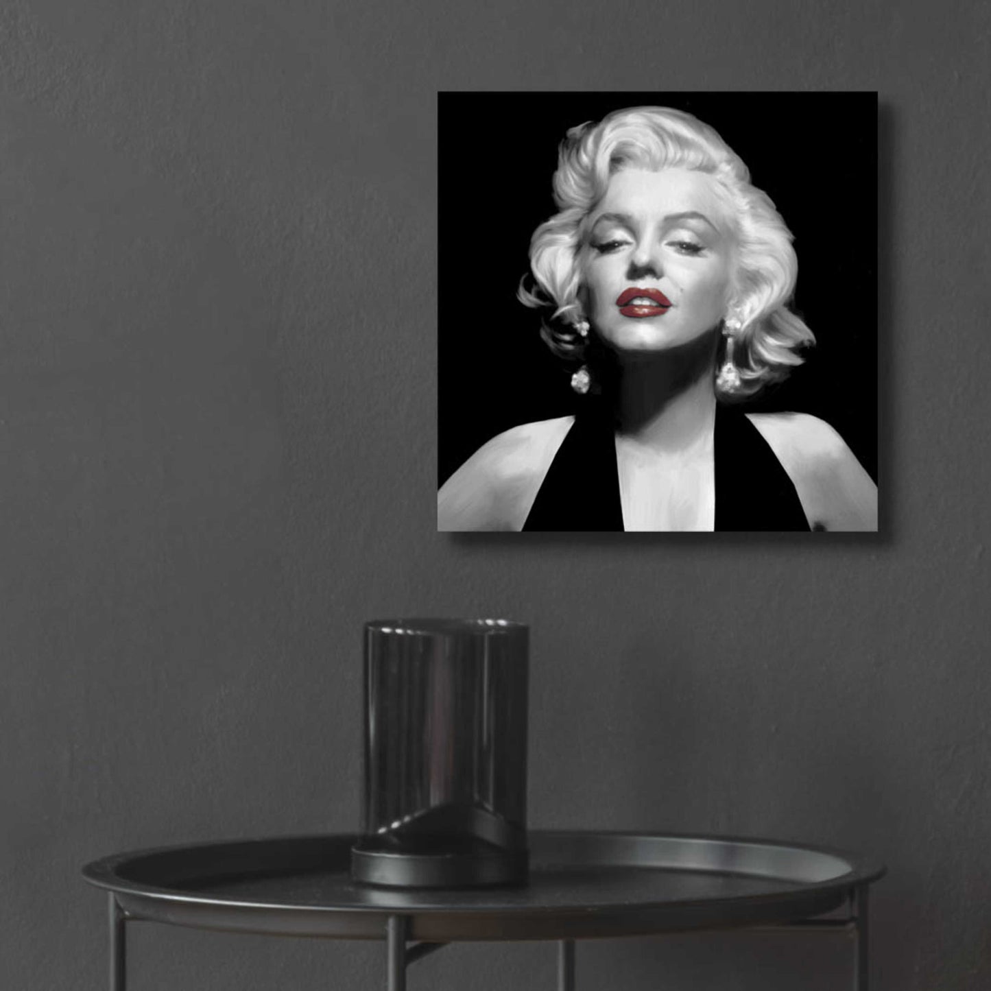 Epic Art 'Halter Top Marilyn Red Lips' by Chris Consani, Acrylic Glass Wall Art,12x12