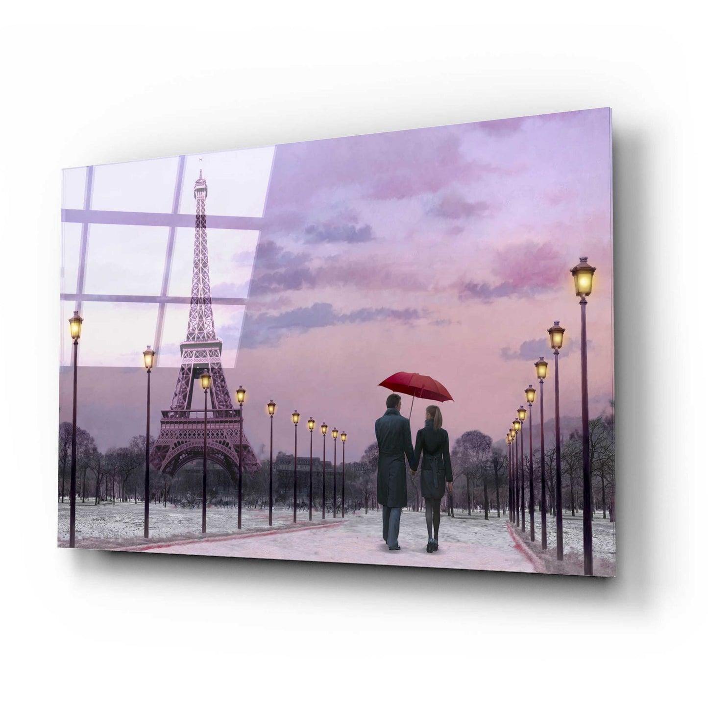 Epic Art 'Red Umbrella' by Chris Consani, Acrylic Glass Wall Art,24x16