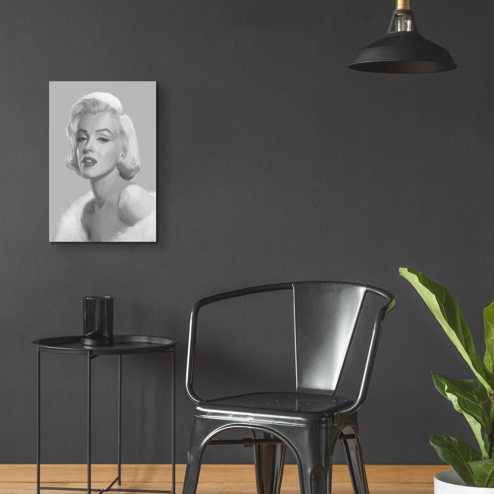 Epic Art 'True Blue Marilyn' by Chris Consani, Acrylic Glass Wall Art,16x24