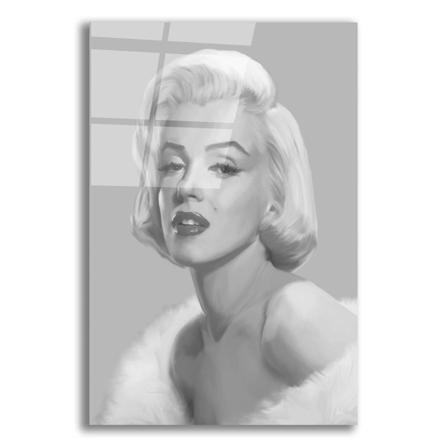 Epic Art 'True Blue Marilyn' by Chris Consani, Acrylic Glass Wall Art,16x24