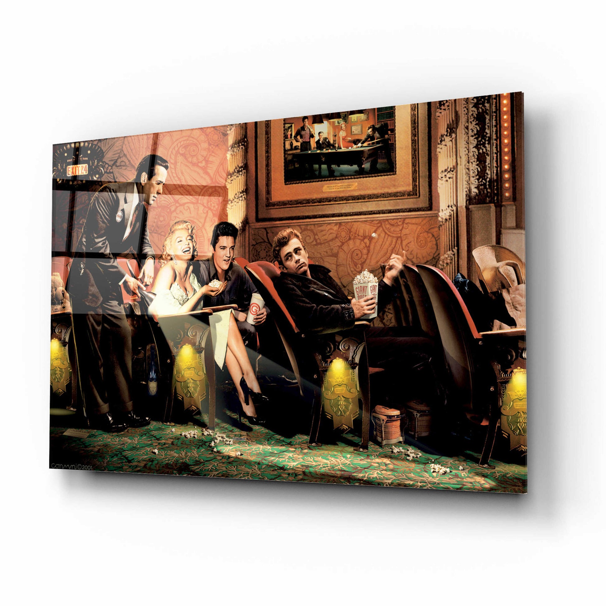 Epic Art 'Classic Interlude Party' by Chris Consani, Acrylic Glass Wall Art,16x12