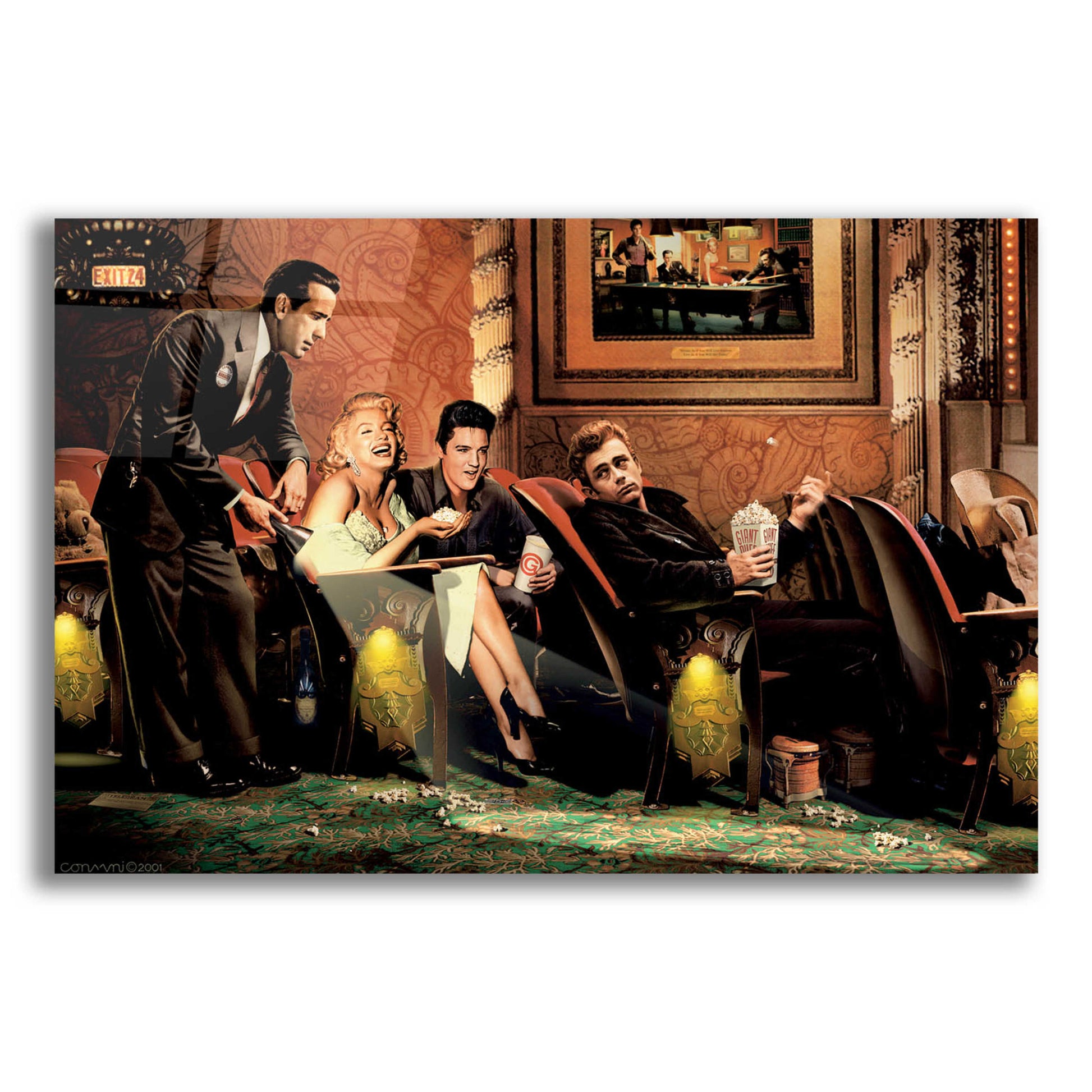 Epic Art 'Classic Interlude Party' by Chris Consani, Acrylic Glass Wall Art,16x12