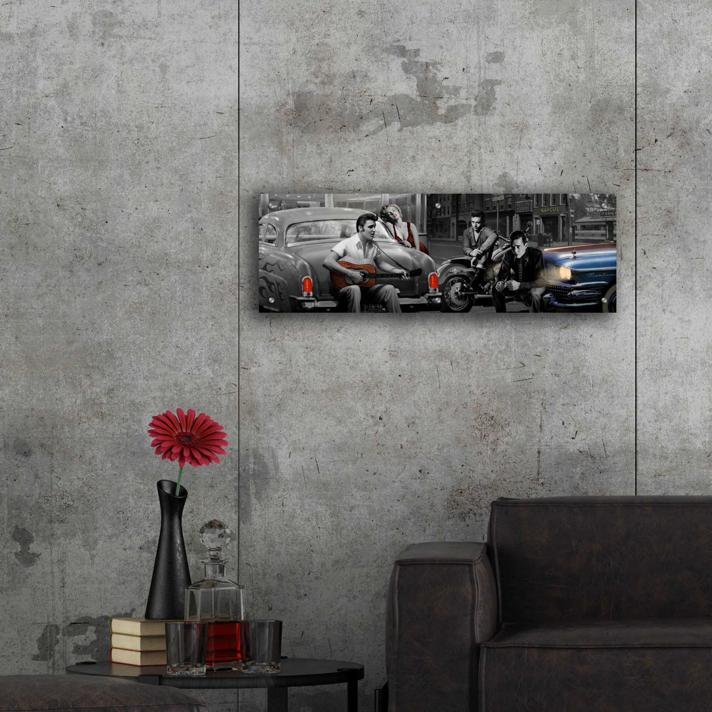 Epic Art 'Legendary Crossroads' by Chris Consani, Acrylic Glass Wall Art,36x12