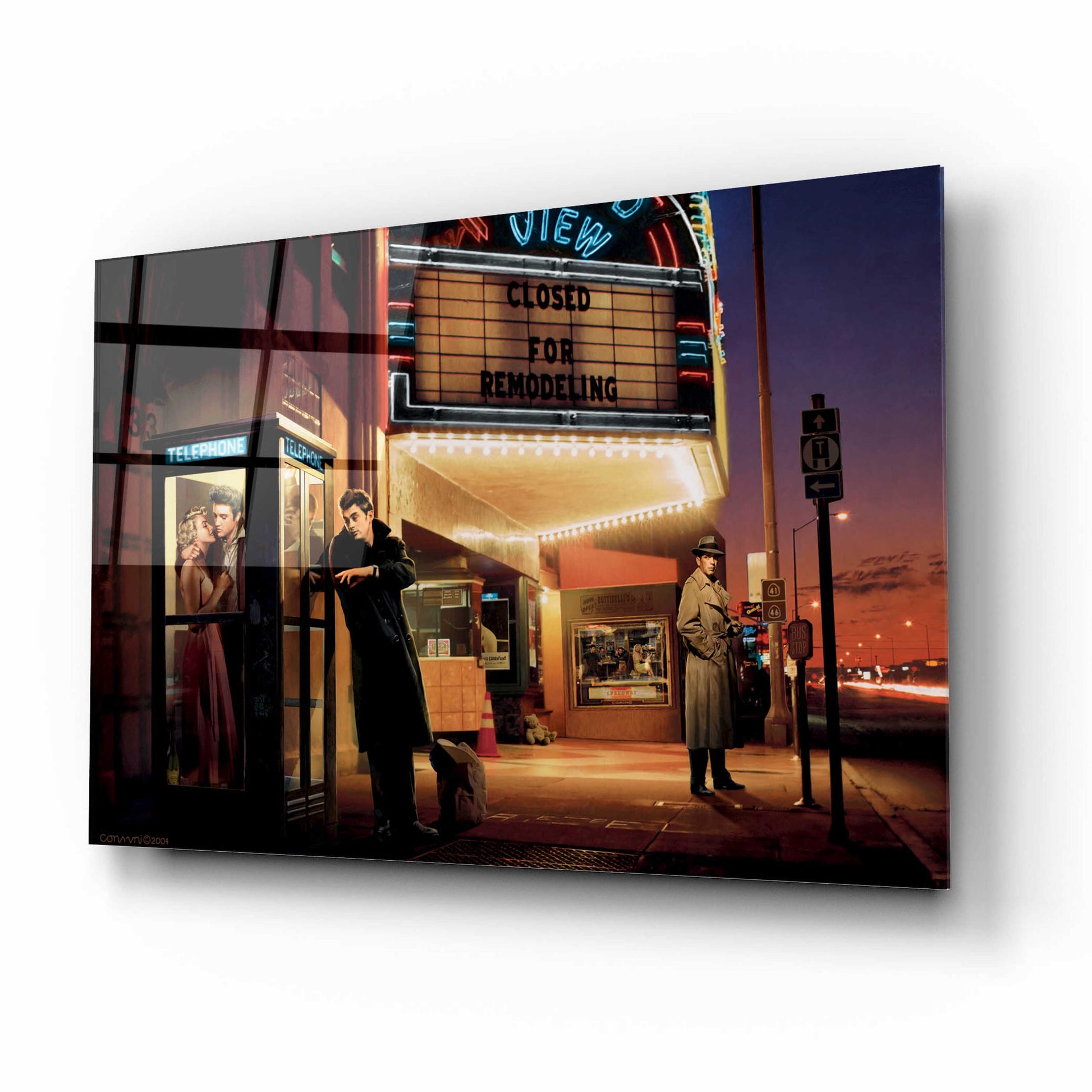 Epic Art 'Midnight Matinee' by Chris Consani, Acrylic Glass Wall Art,16x12