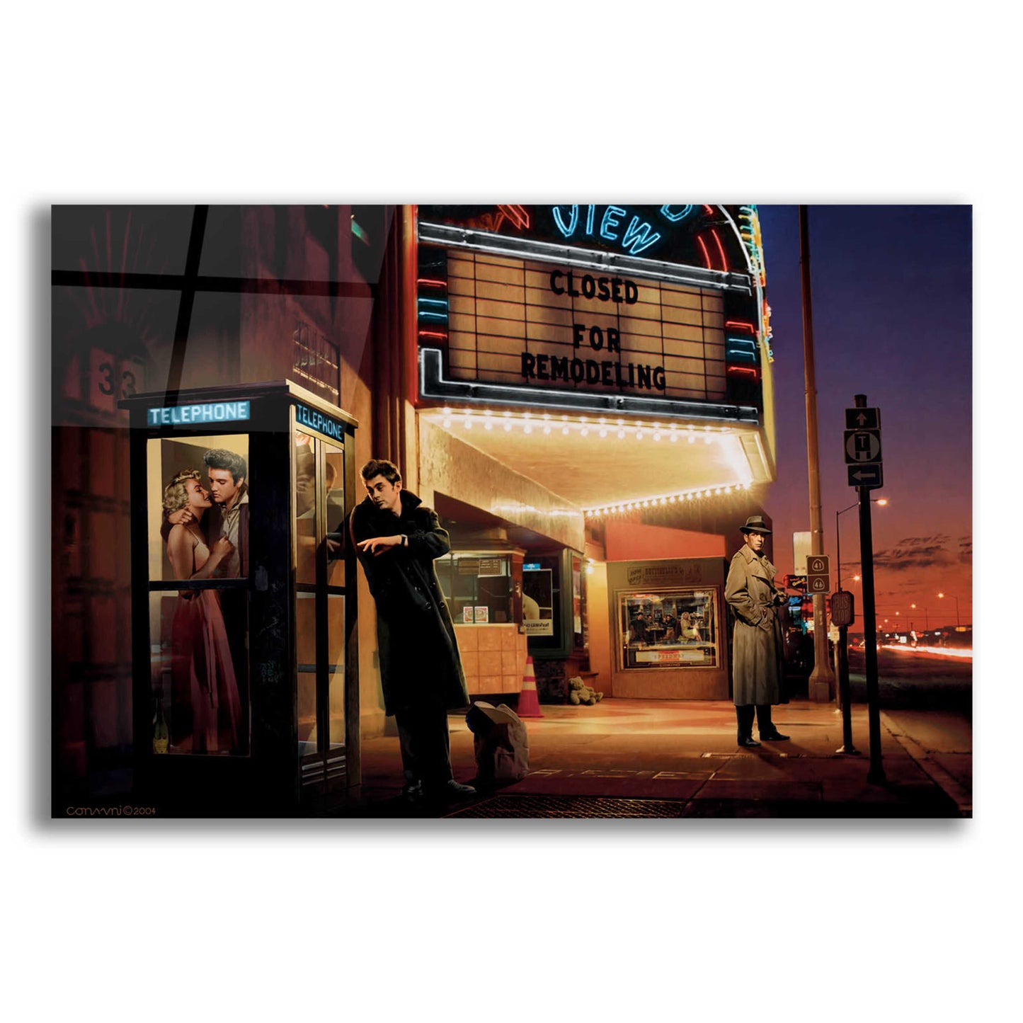 Epic Art 'Midnight Matinee' by Chris Consani, Acrylic Glass Wall Art,16x12