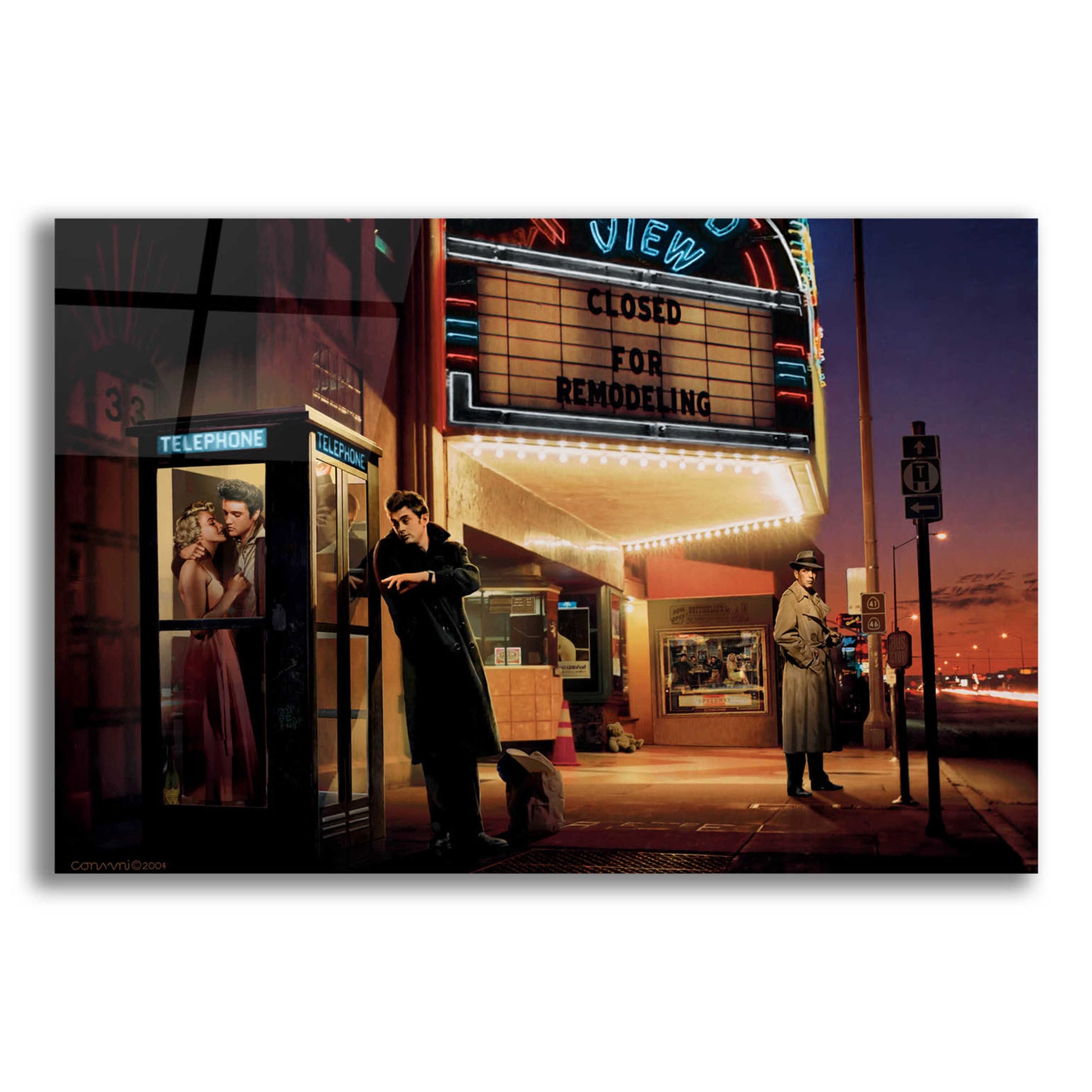 Epic Art 'Midnight Matinee' by Chris Consani, Acrylic Glass Wall Art,24x16