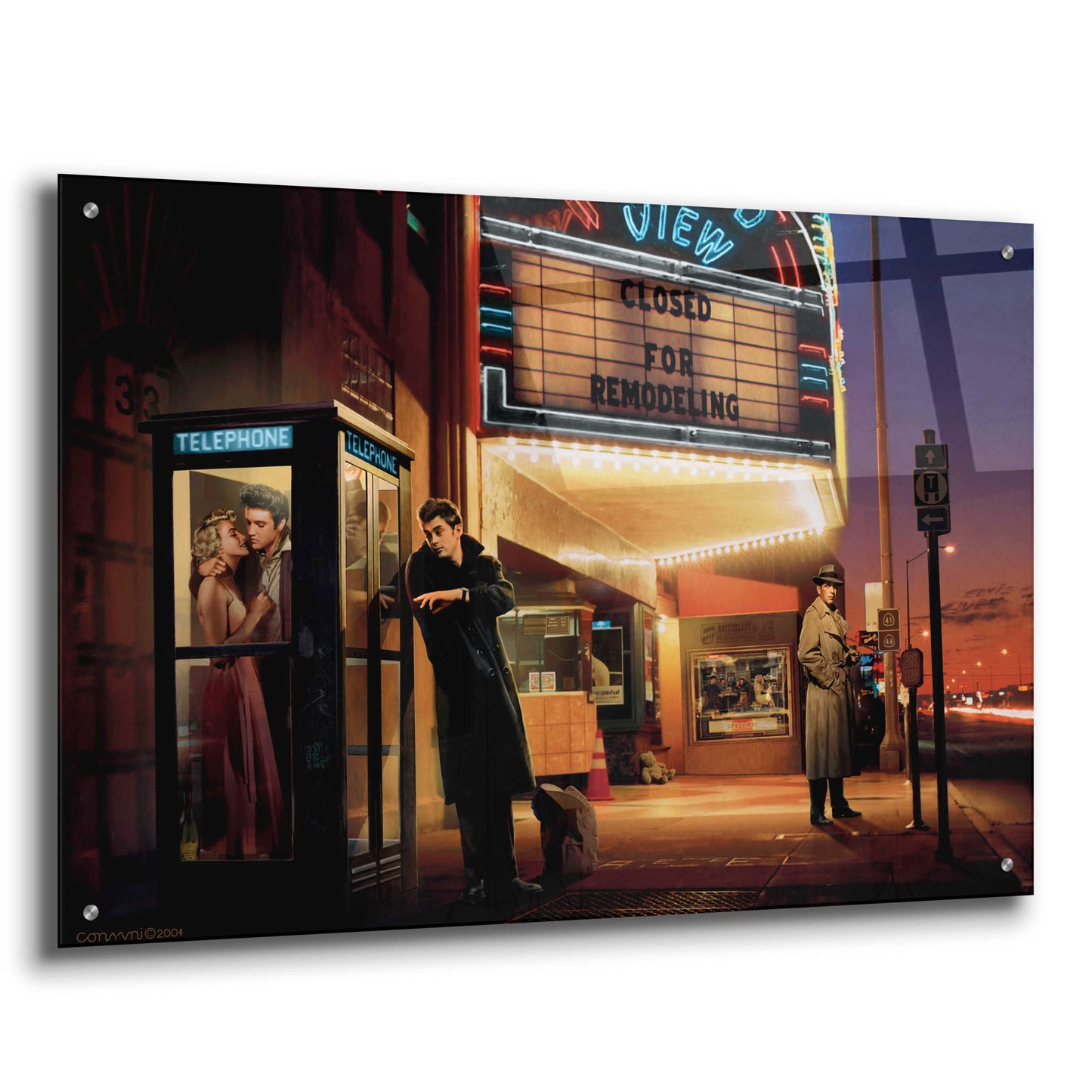 Epic Art 'Midnight Matinee' by Chris Consani, Acrylic Glass Wall Art,36x24