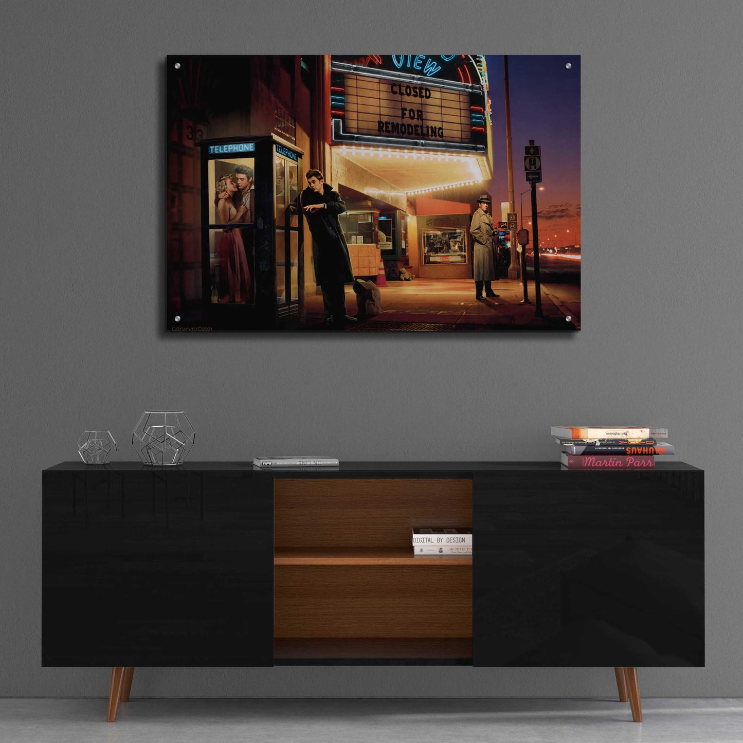 Epic Art 'Midnight Matinee' by Chris Consani, Acrylic Glass Wall Art,36x24