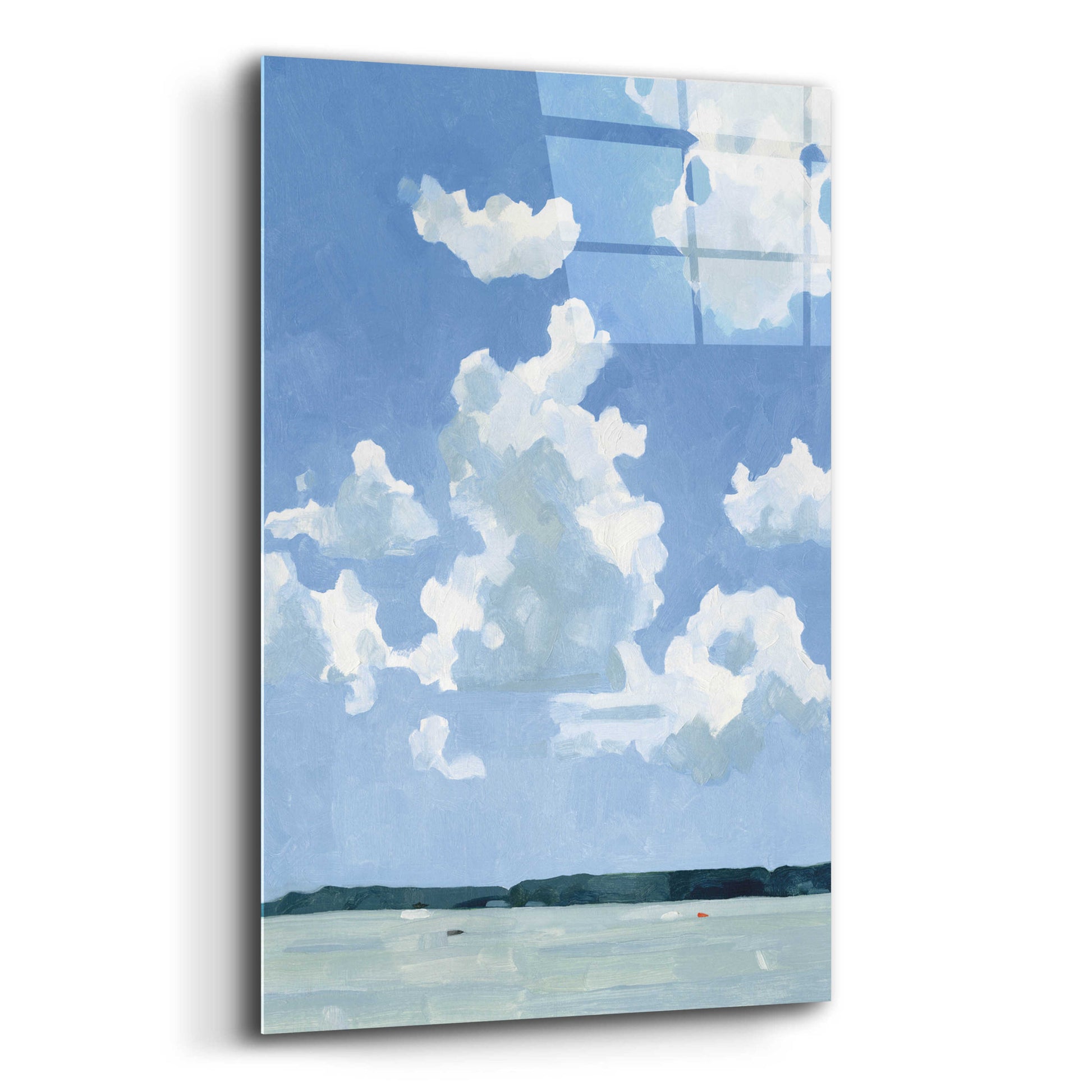 Epic Art 'July Lakeside I' by Emma Scarvey, Acrylic Glass Wall Art,12x16