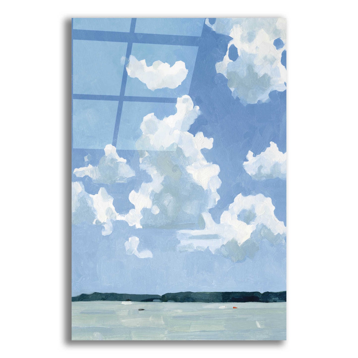 Epic Art 'July Lakeside I' by Emma Scarvey, Acrylic Glass Wall Art,12x16