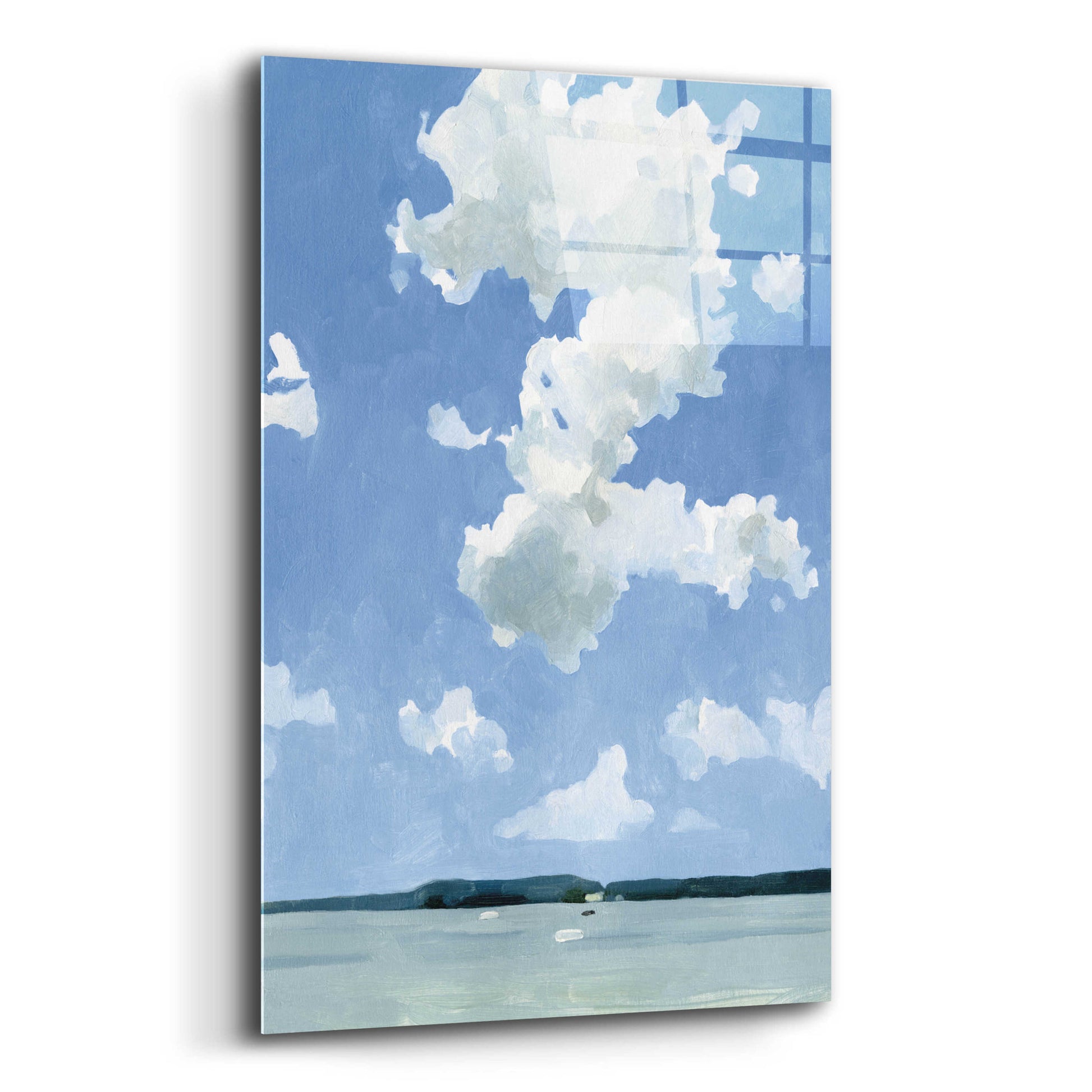 Epic Art 'July Lakeside II' by Emma Scarvey, Acrylic Glass Wall Art,12x16