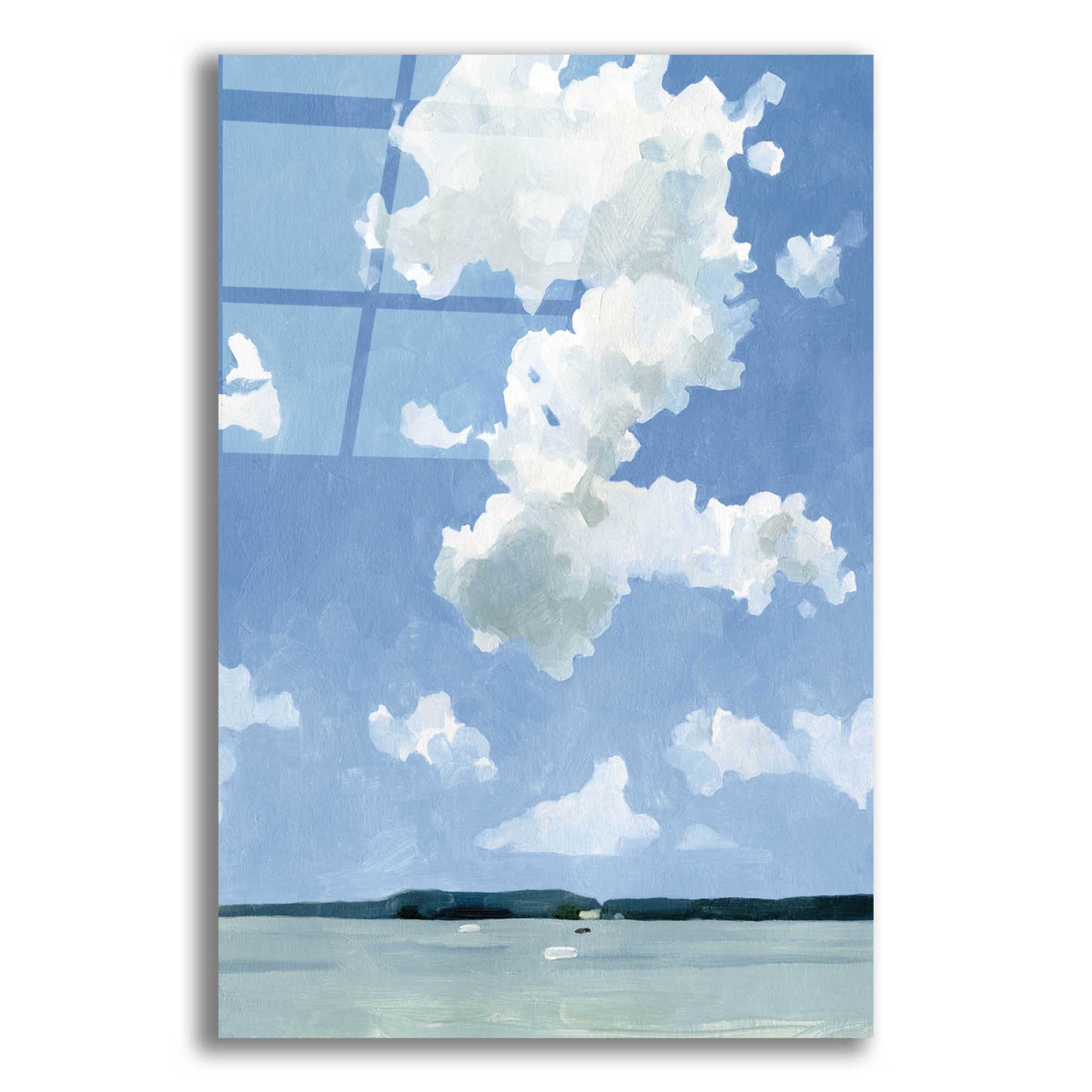 Epic Art 'July Lakeside II' by Emma Scarvey, Acrylic Glass Wall Art,12x16