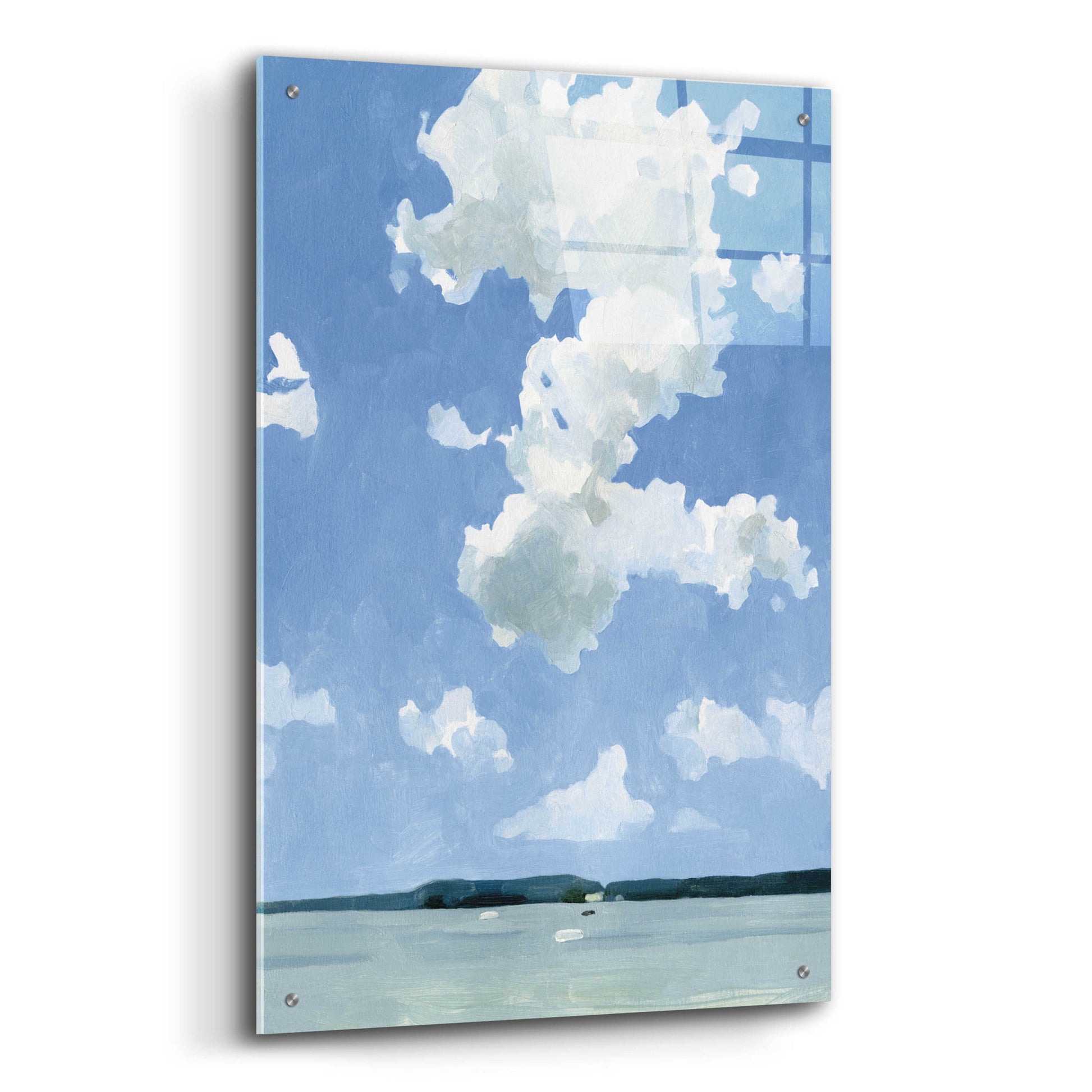 Epic Art 'July Lakeside II' by Emma Scarvey, Acrylic Glass Wall Art,24x36