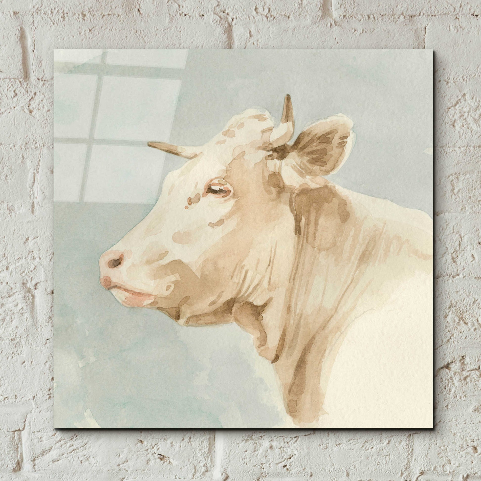 Epic Art 'Ferdinand I' by Emma Scarvey, Acrylic Glass Wall Art,12x12