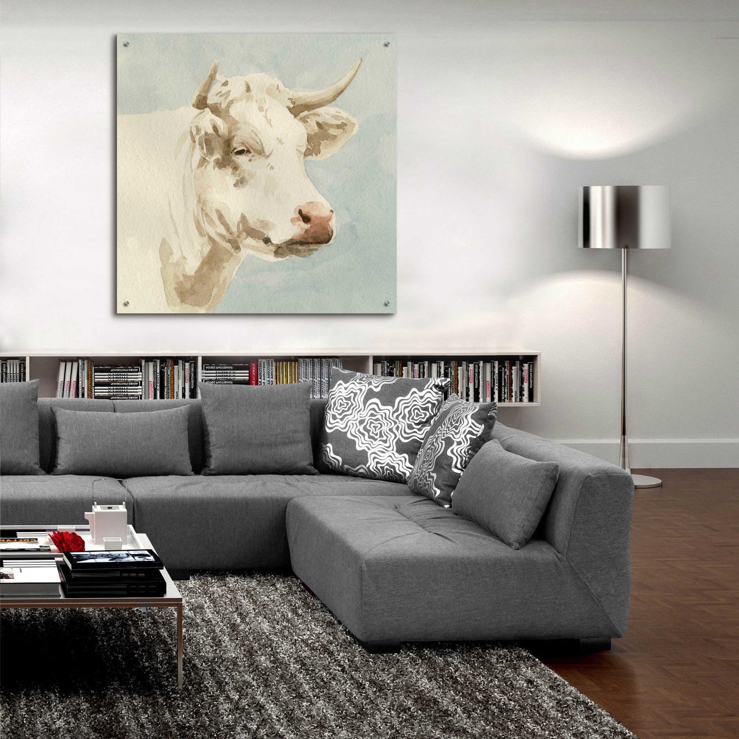 Epic Art 'Ferdinand II' by Emma Scarvey, Acrylic Glass Wall Art,36x36