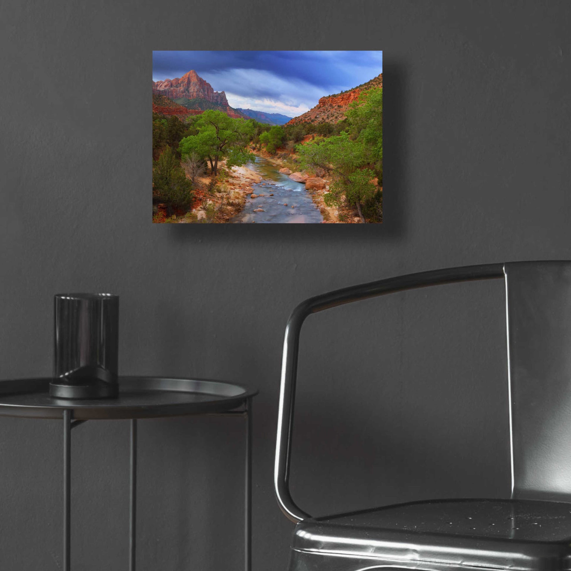 Epic Art 'A Zion Morning' by Darren White, Acrylic Glass Wall Art,16x12