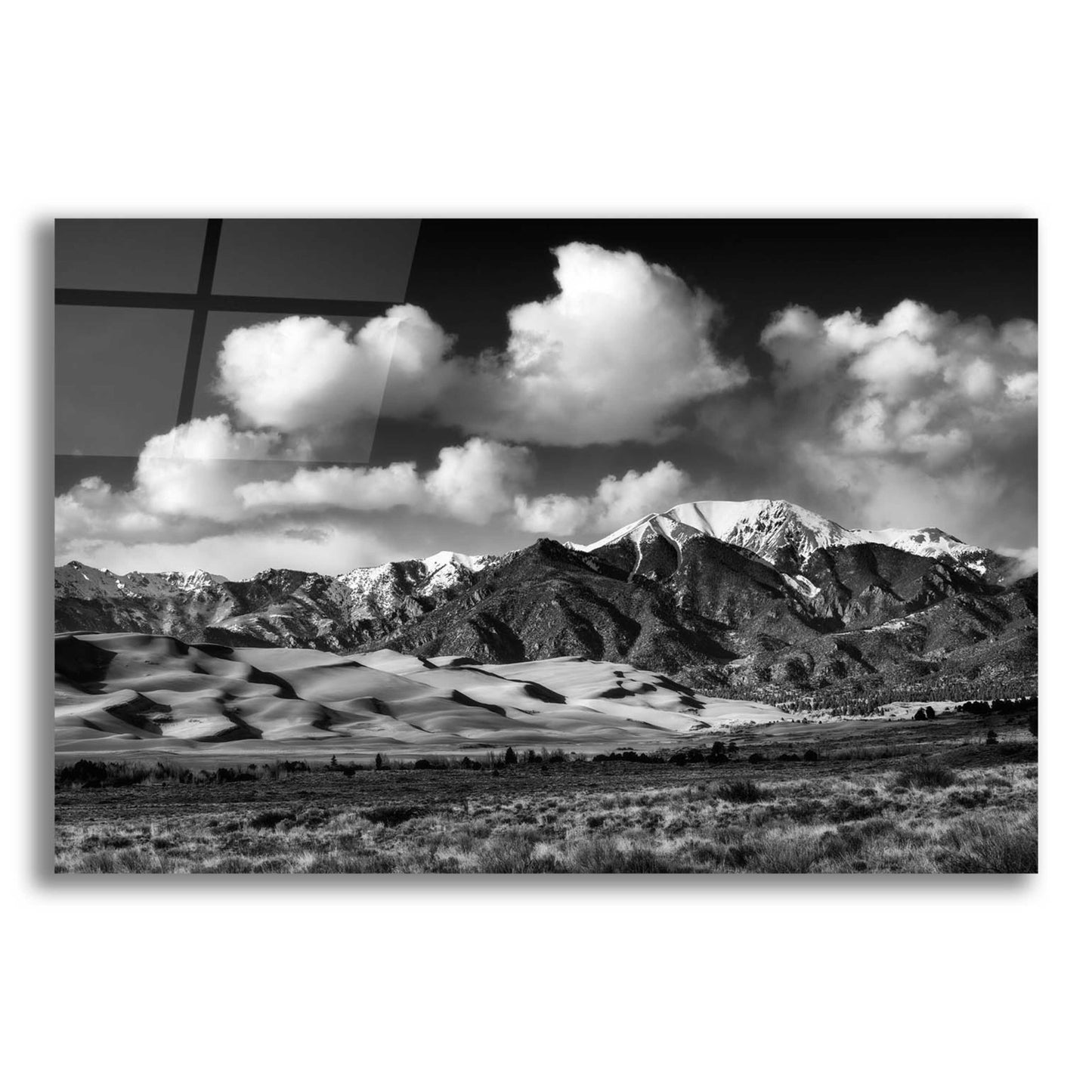 Epic Art 'Afternoon at the Dunes - Great Sand Dunes National Park' by Darren White, Acrylic Glass Wall Art,16x12