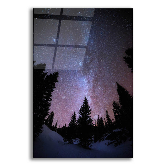 Epic Art 'Andromeda Our Neighbor - Rocky Mountain National Park' by Darren White, Acrylic Glass Wall Art