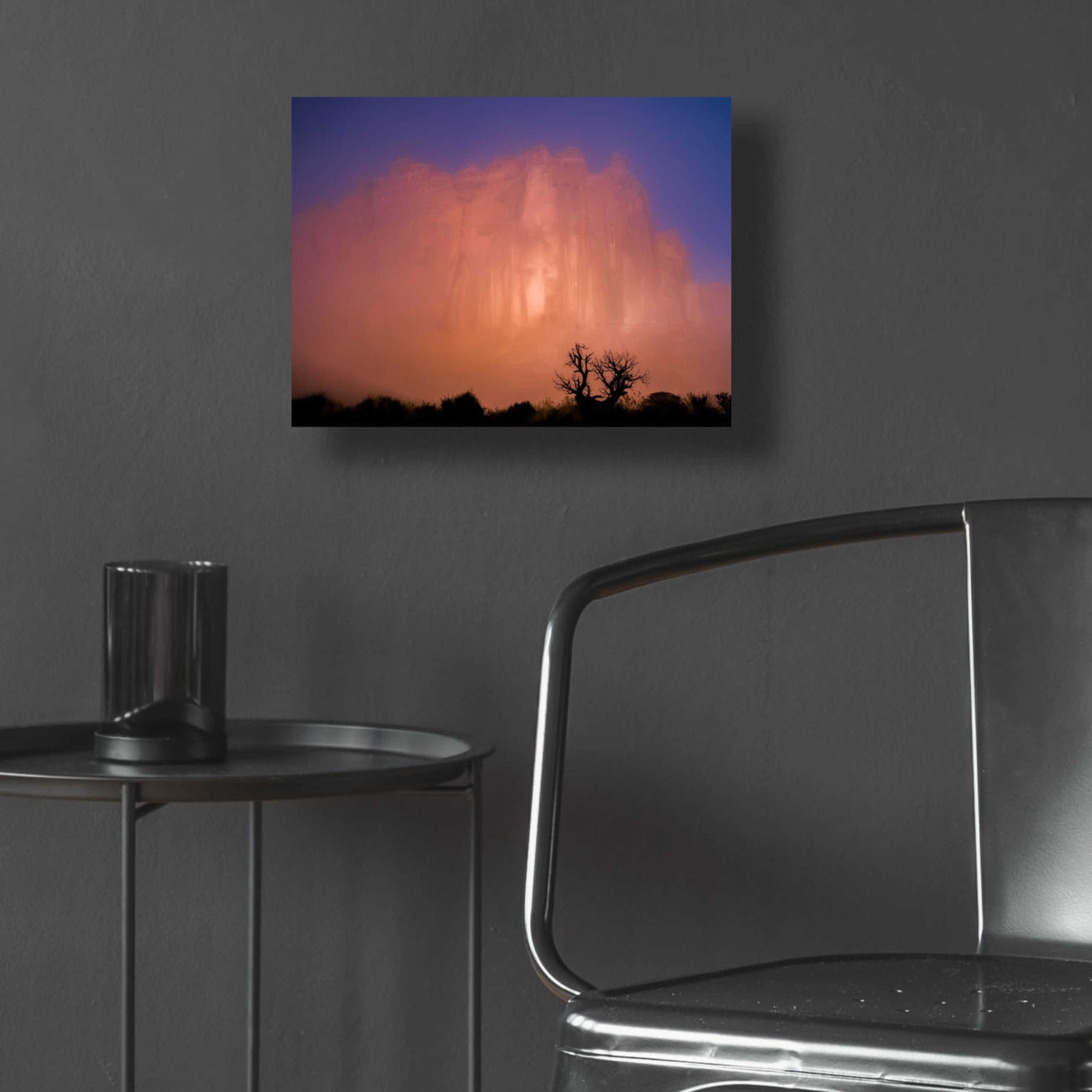 Epic Art 'Arches Morning Fog - Arches National Park' by Darren White, Acrylic Glass Wall Art,16x12