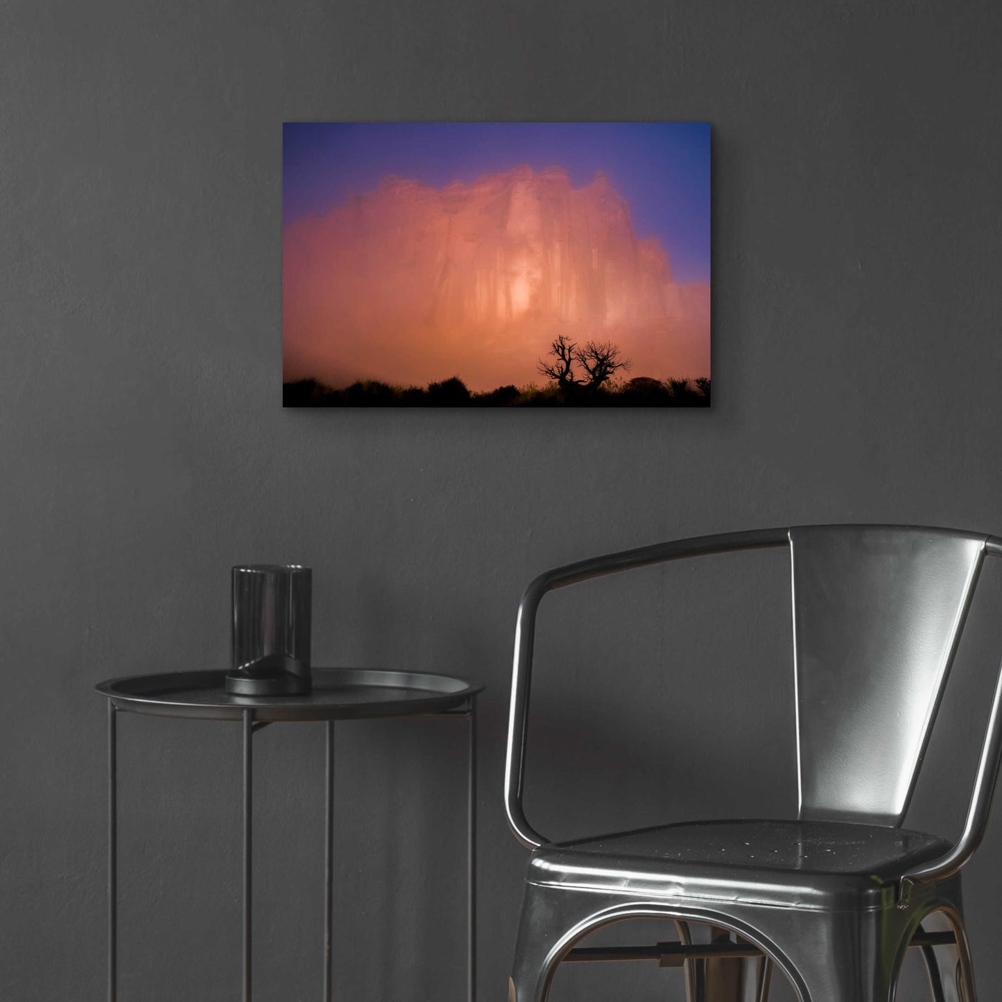 Epic Art 'Arches Morning Fog - Arches National Park' by Darren White, Acrylic Glass Wall Art,24x16