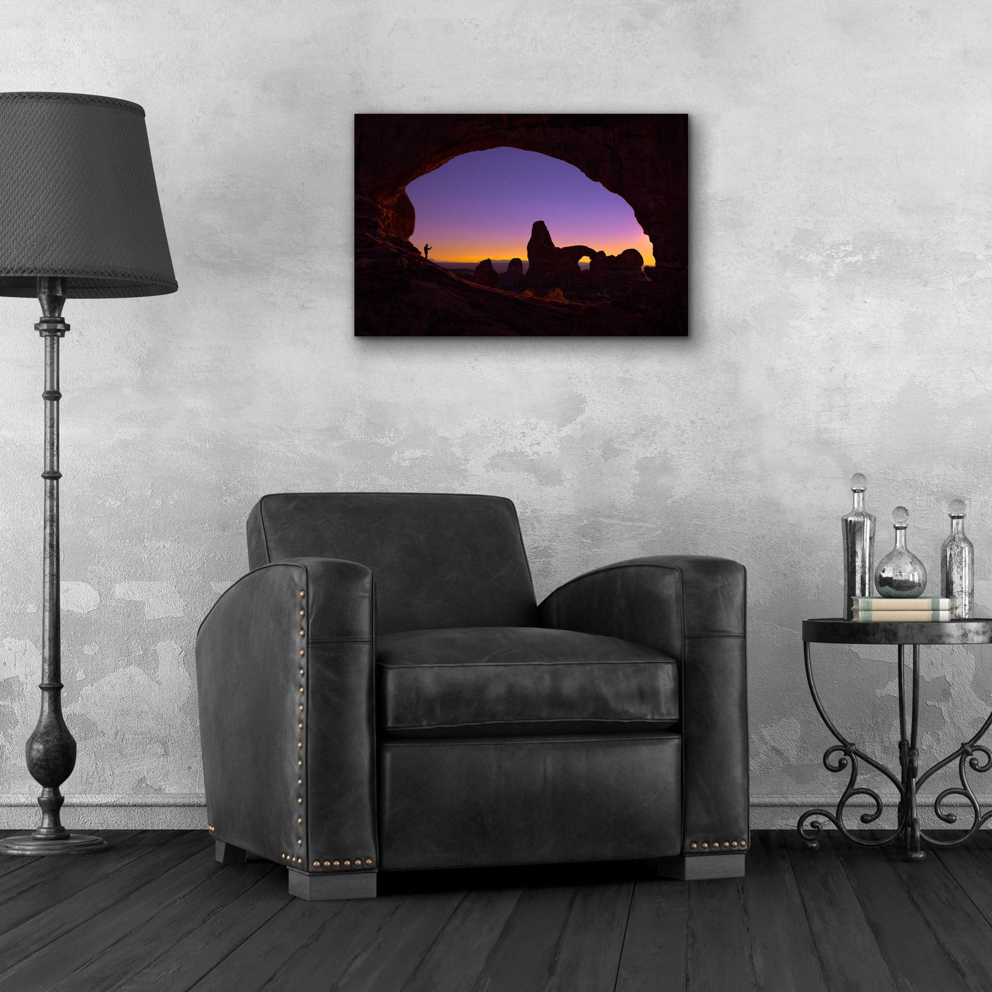 Epic Art 'Arches Witness - Arches National Park' by Darren White, Acrylic Glass Wall Art,24x16