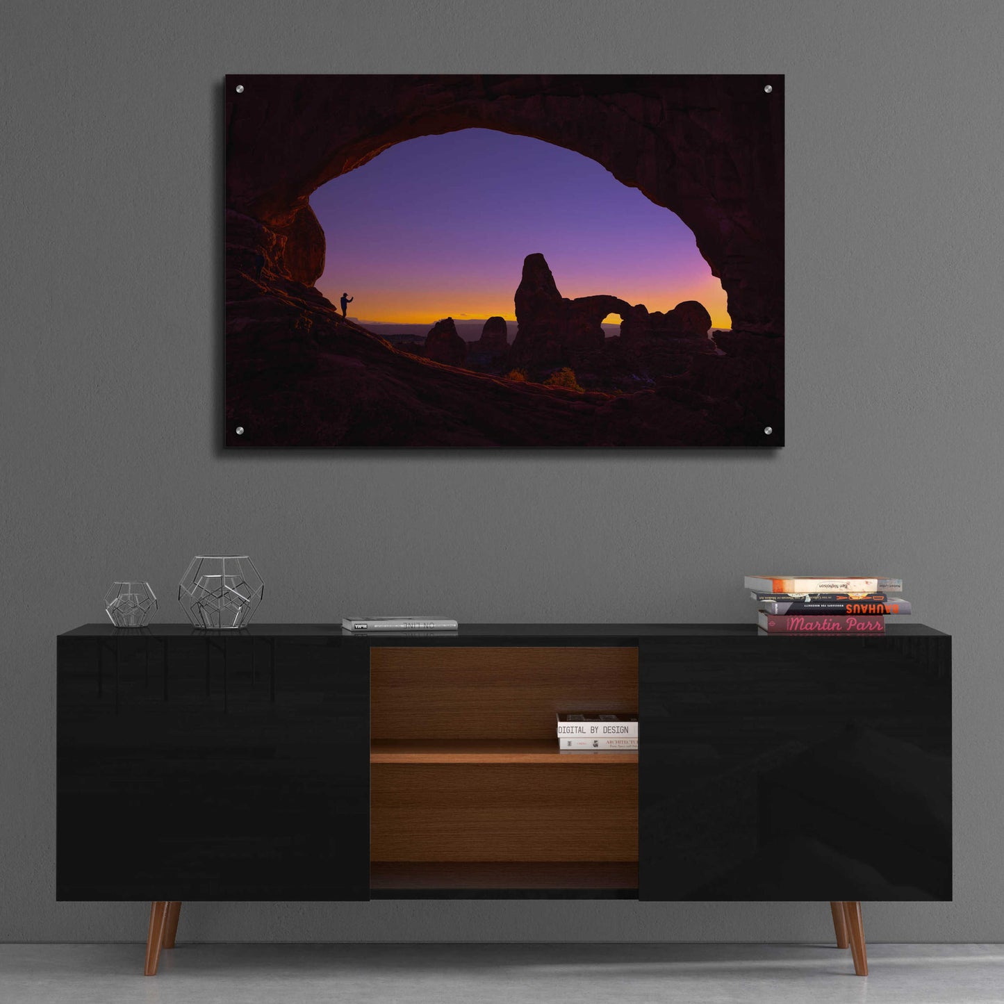 Epic Art 'Arches Witness - Arches National Park' by Darren White, Acrylic Glass Wall Art,36x24