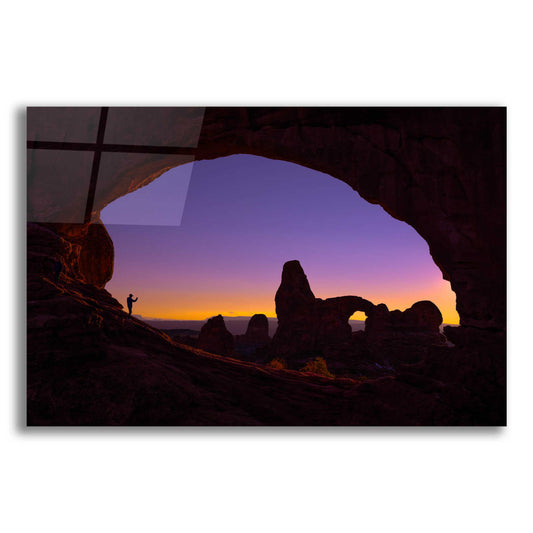 Epic Art 'Arches Witness - Arches National Park' by Darren White, Acrylic Glass Wall Art