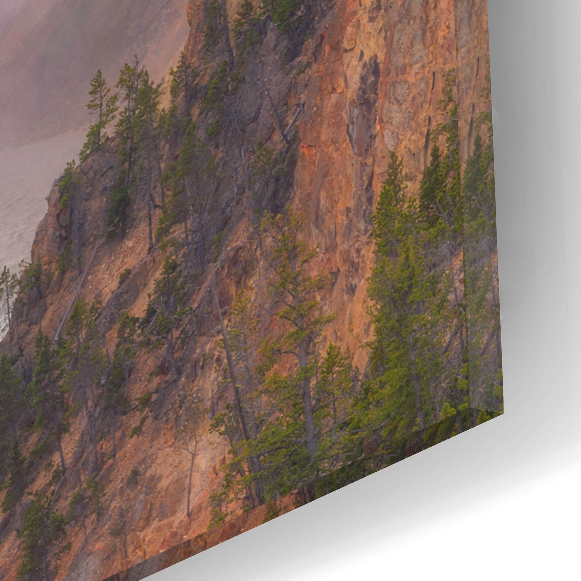 Epic Art 'Artist Point Sunset - Yellowstone National Park' by Darren White, Acrylic Glass Wall Art,12x16