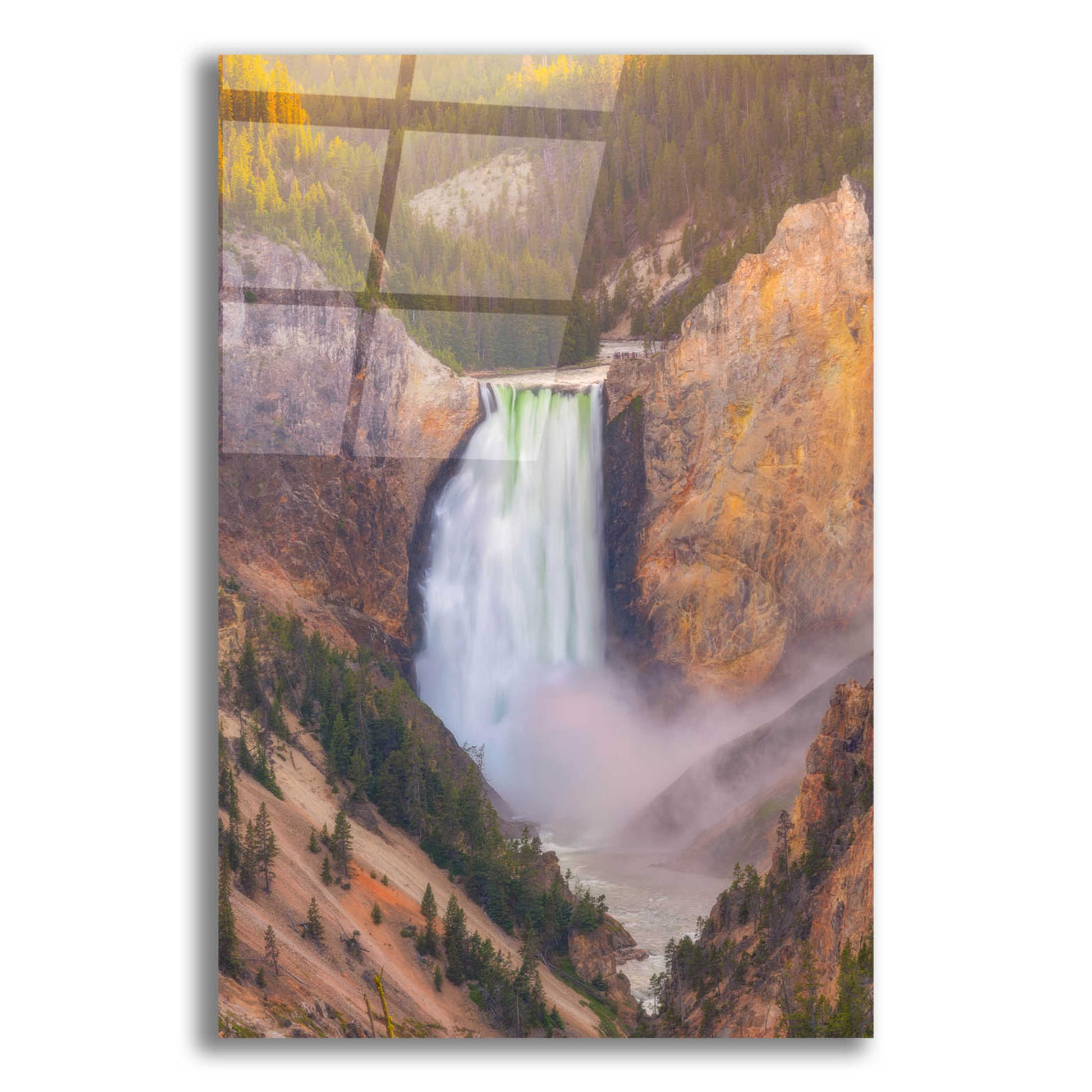 Epic Art 'Artist Point Sunset - Yellowstone National Park' by Darren White, Acrylic Glass Wall Art