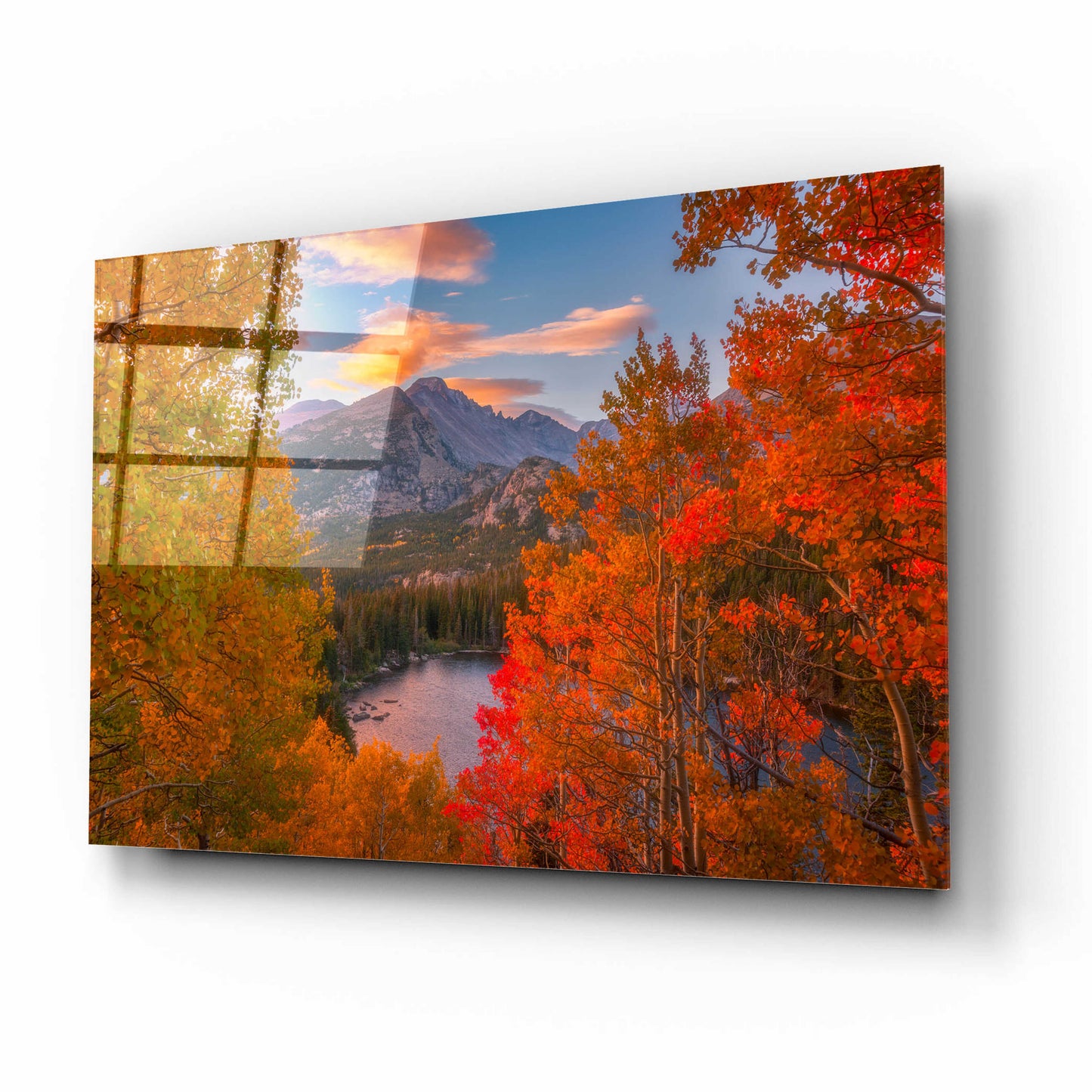 Epic Art 'Autumn's Breath - Rocky Mountain National Park' by Darren White, Acrylic Glass Wall Art,16x12