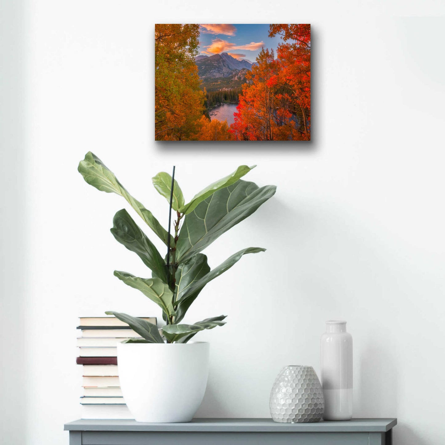 Epic Art 'Autumn's Breath - Rocky Mountain National Park' by Darren White, Acrylic Glass Wall Art,16x12