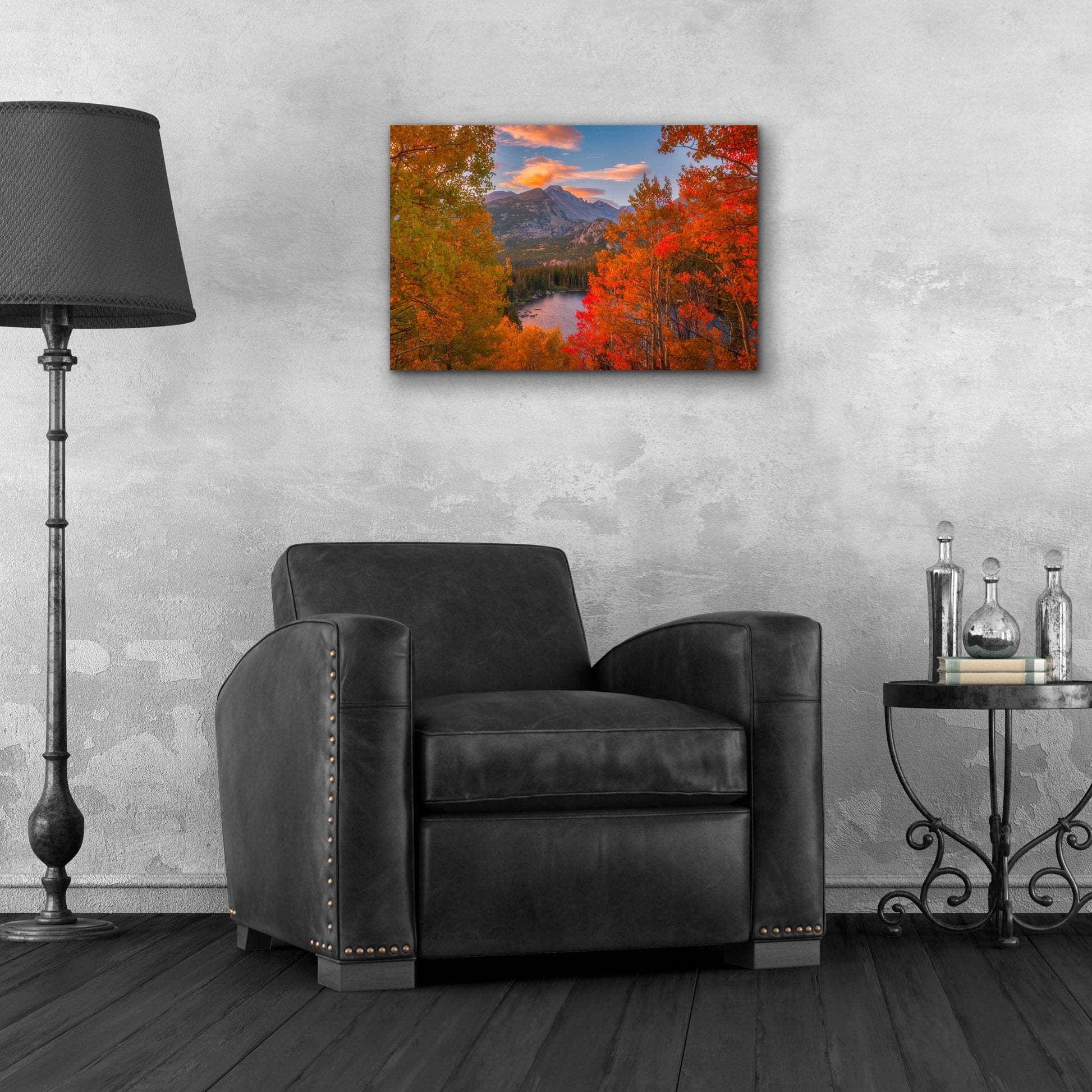 Epic Art 'Autumn's Breath - Rocky Mountain National Park' by Darren White, Acrylic Glass Wall Art,24x16