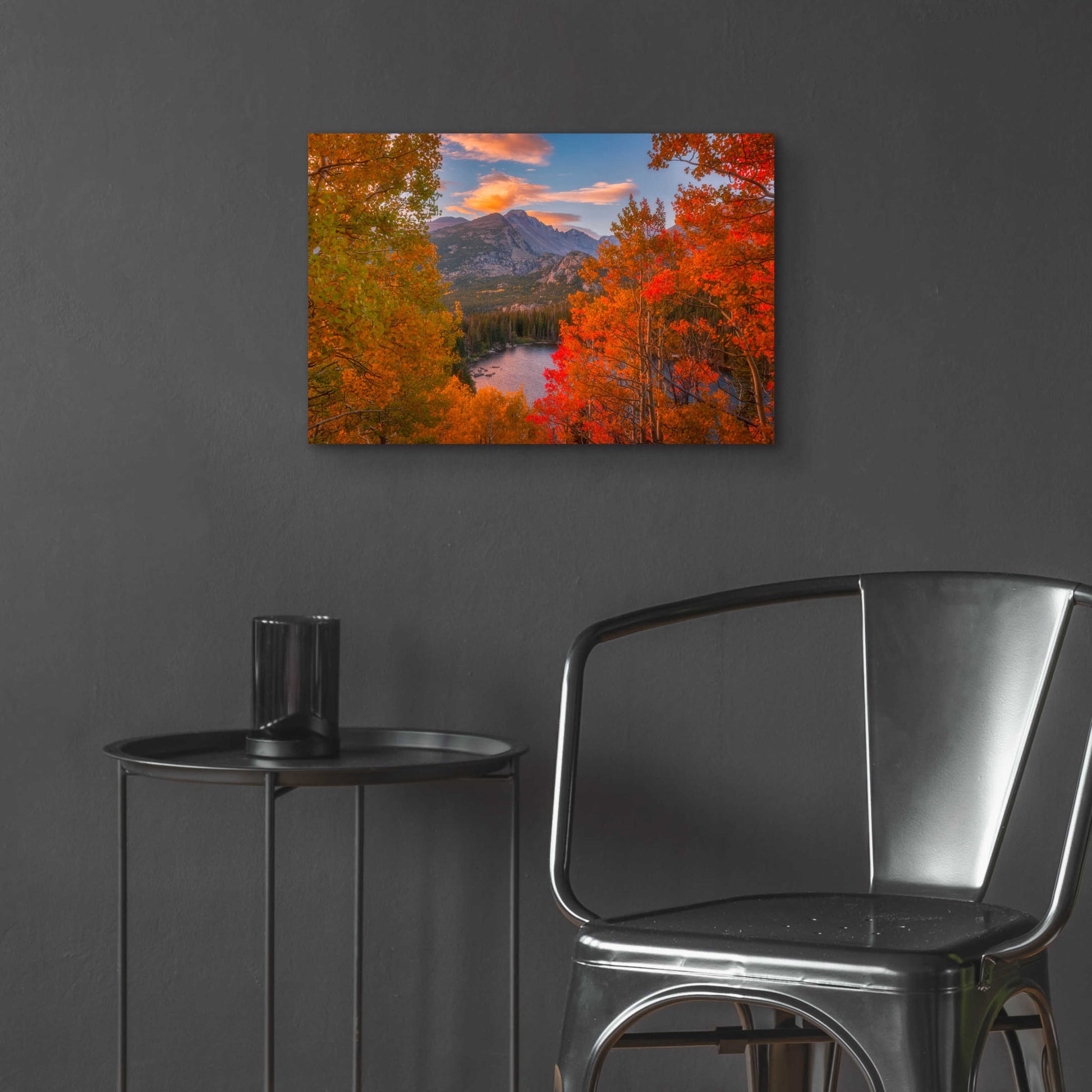 Epic Art 'Autumn's Breath - Rocky Mountain National Park' by Darren White, Acrylic Glass Wall Art,24x16